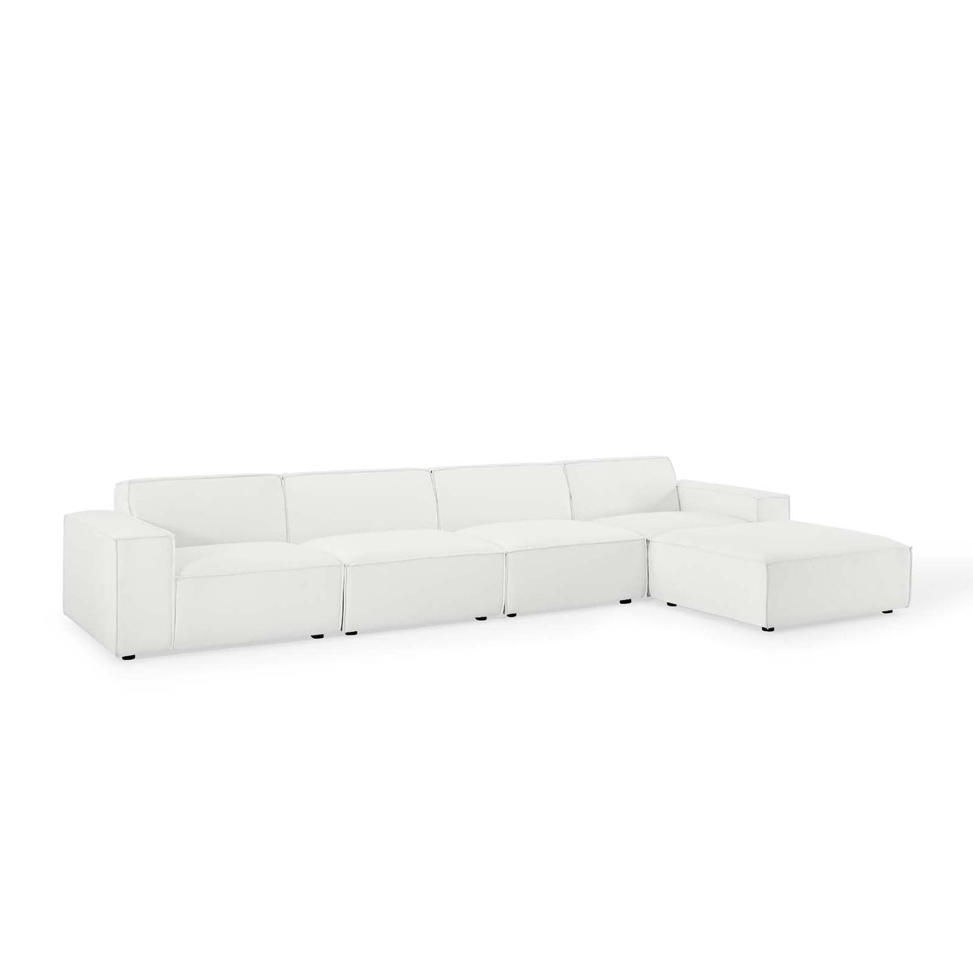 Restore 5-Piece Sectional Sofa, White