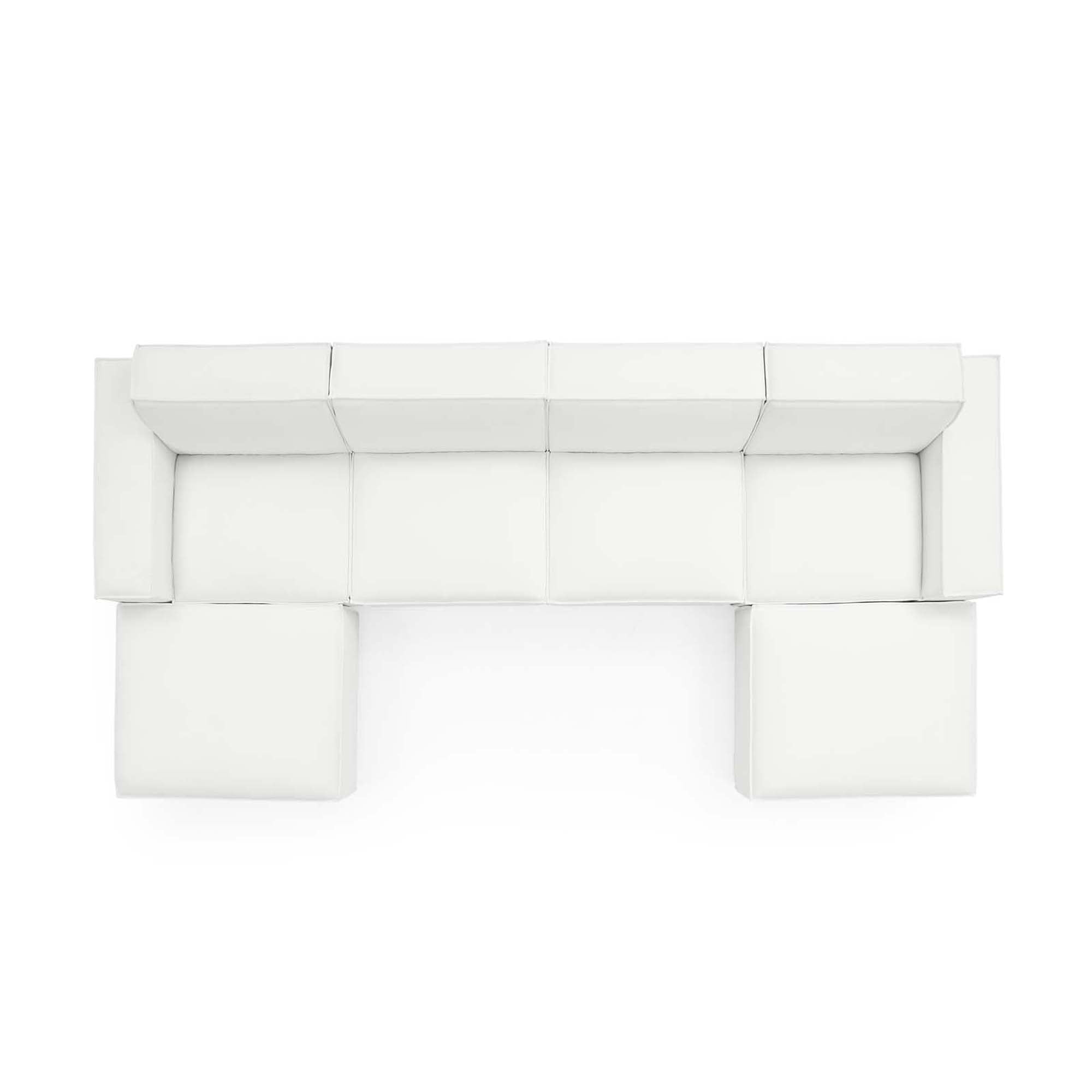 Restore 6-Piece Sectional Sofa, White