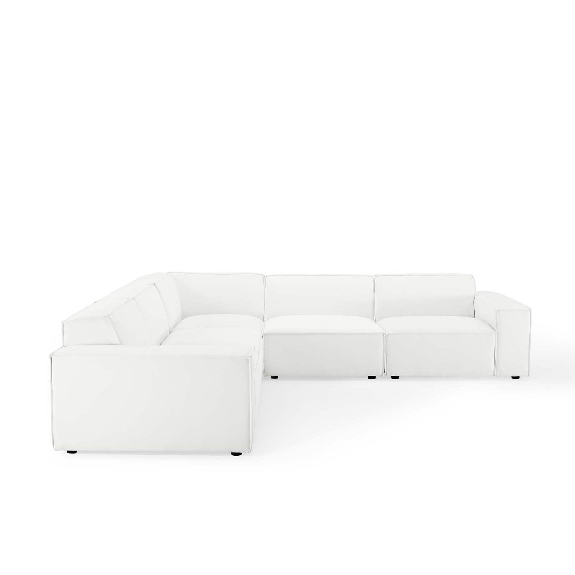 Restore 5-Piece Sectional Sofa, White