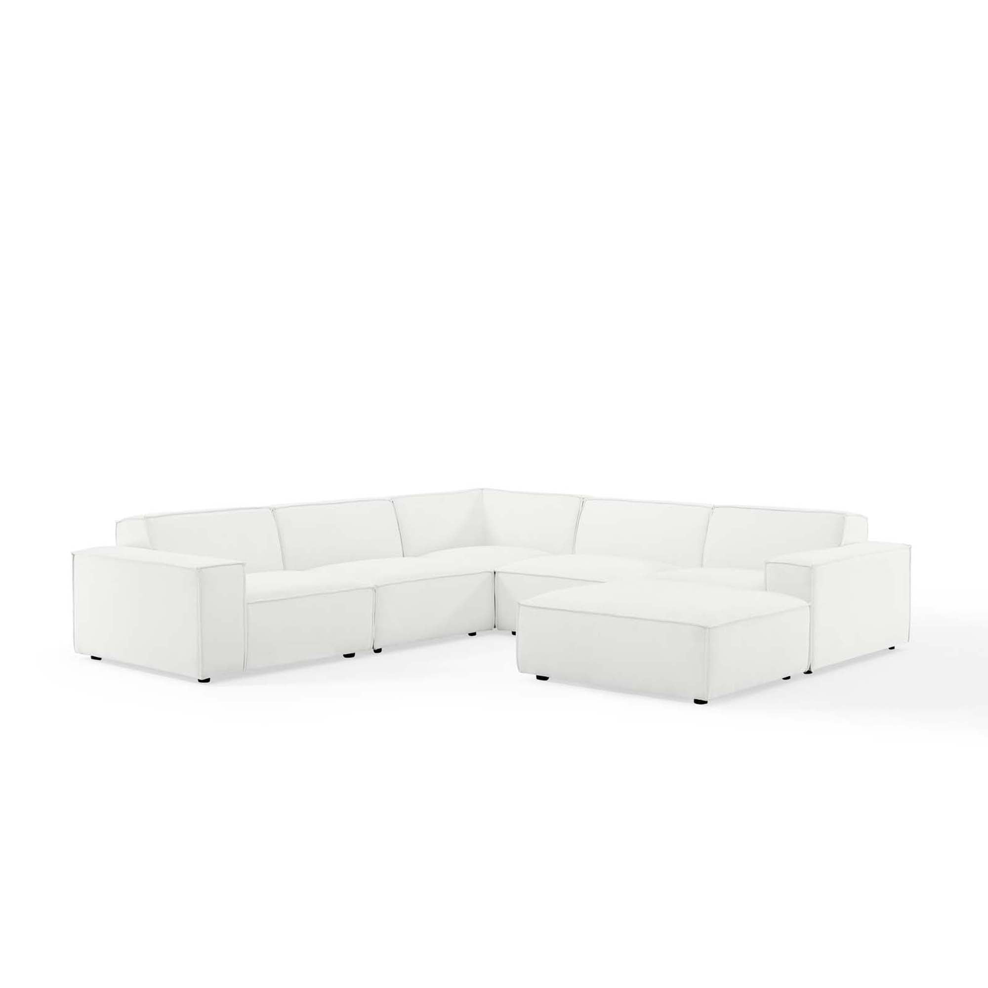 Restore 6-Piece Sectional Sofa, White
