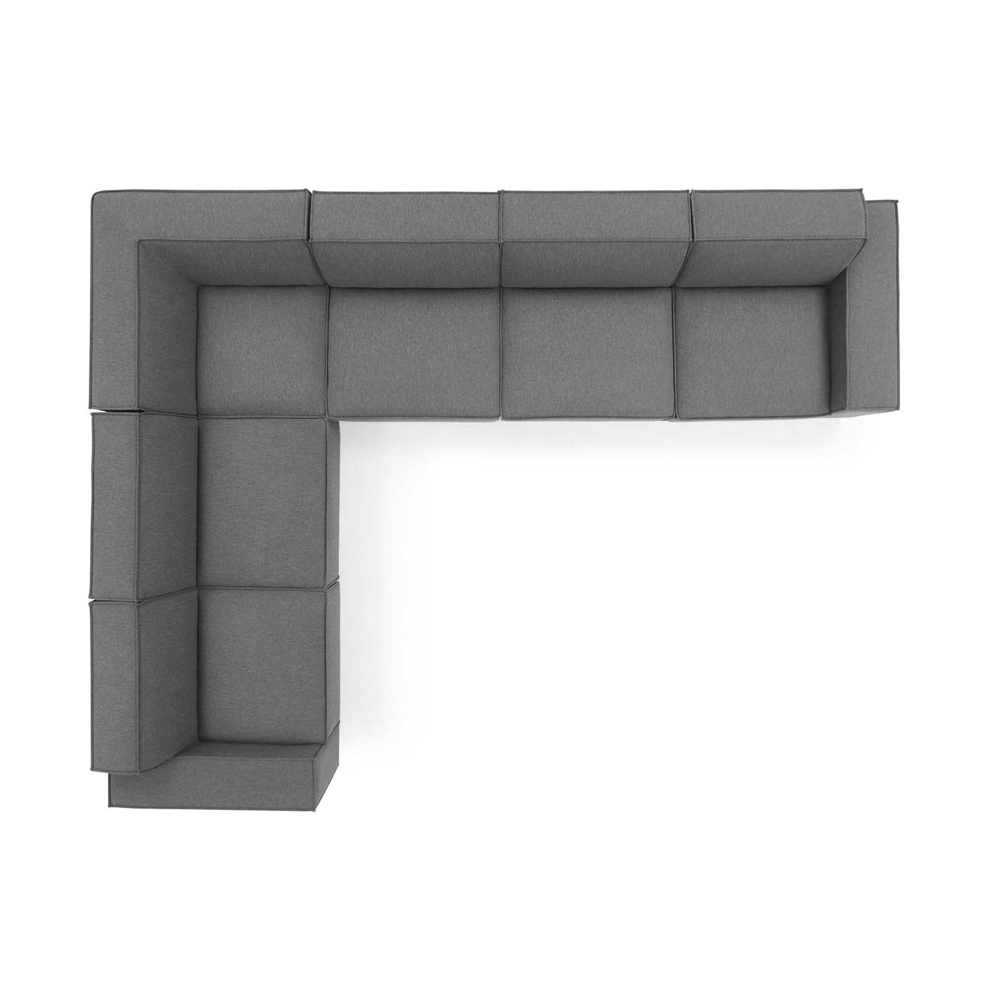 Restore 6-Piece Sectional Sofa, Charcoal