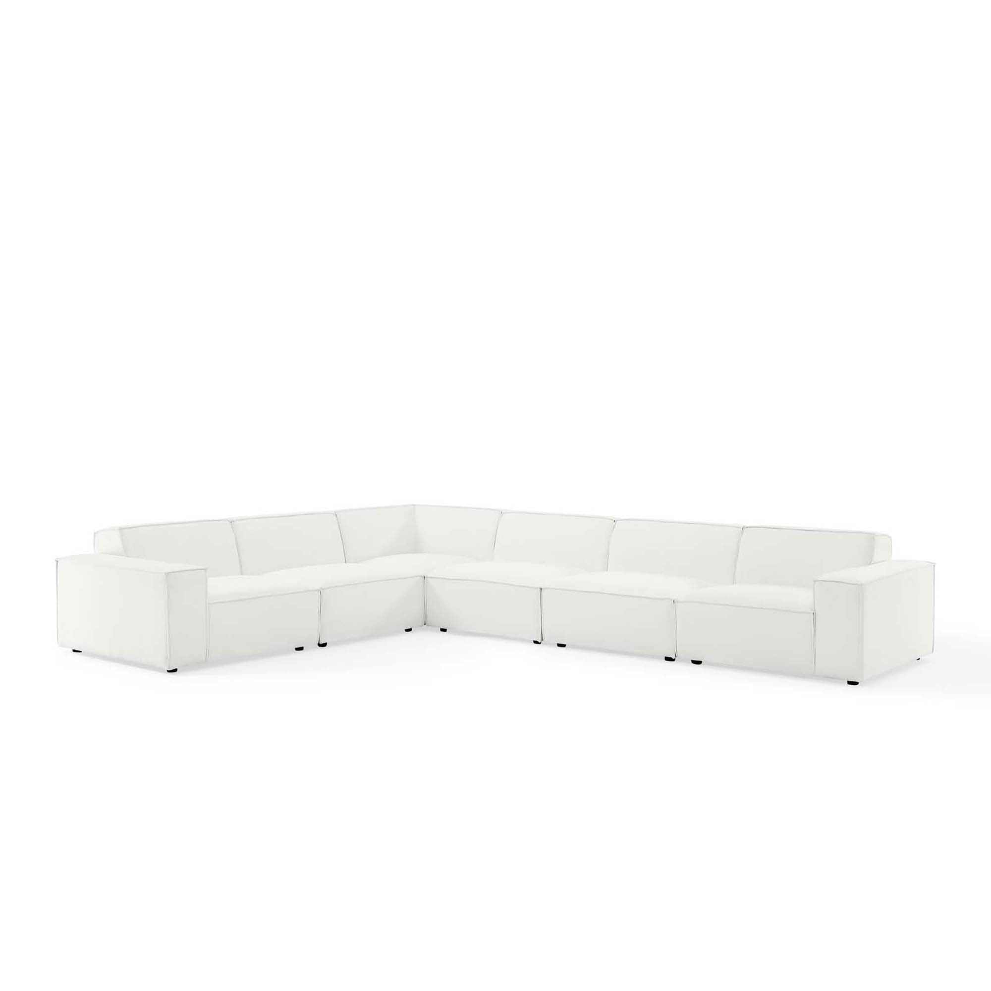 Restore 6-Piece Sectional Sofa, White
