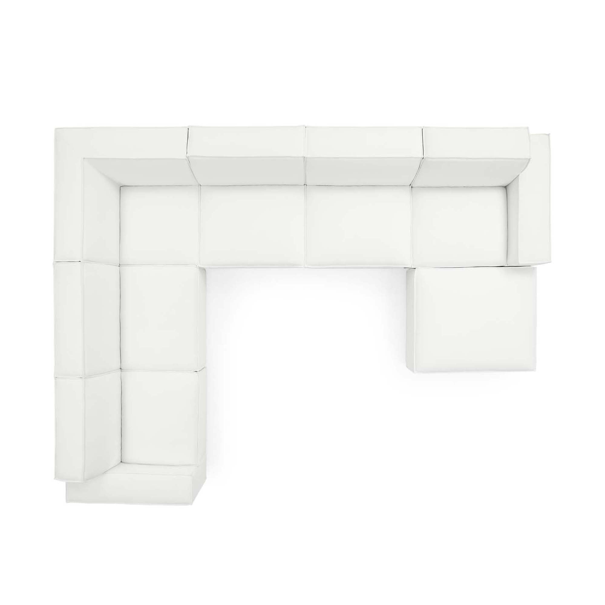 Restore 7-Piece Sectional Sofa, White