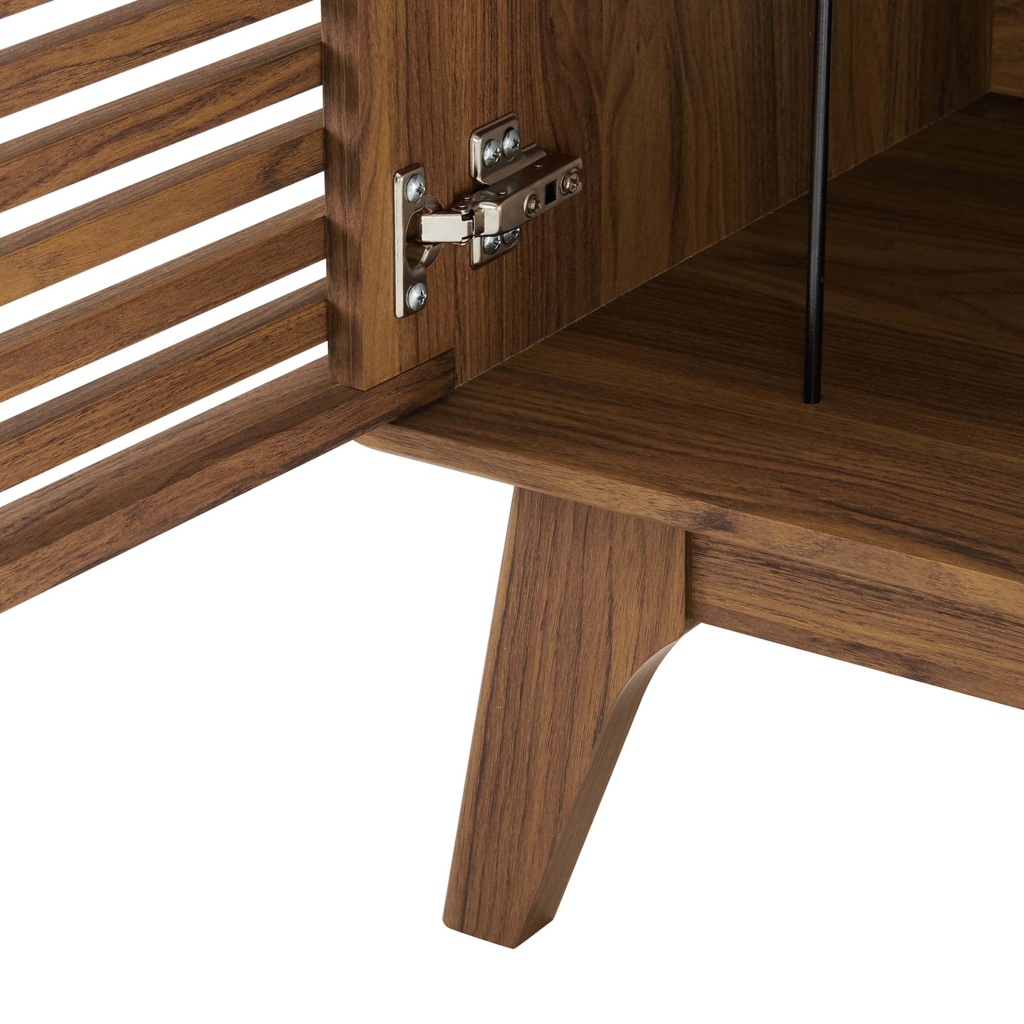 Render Vinyl Record Display Stand, Walnut