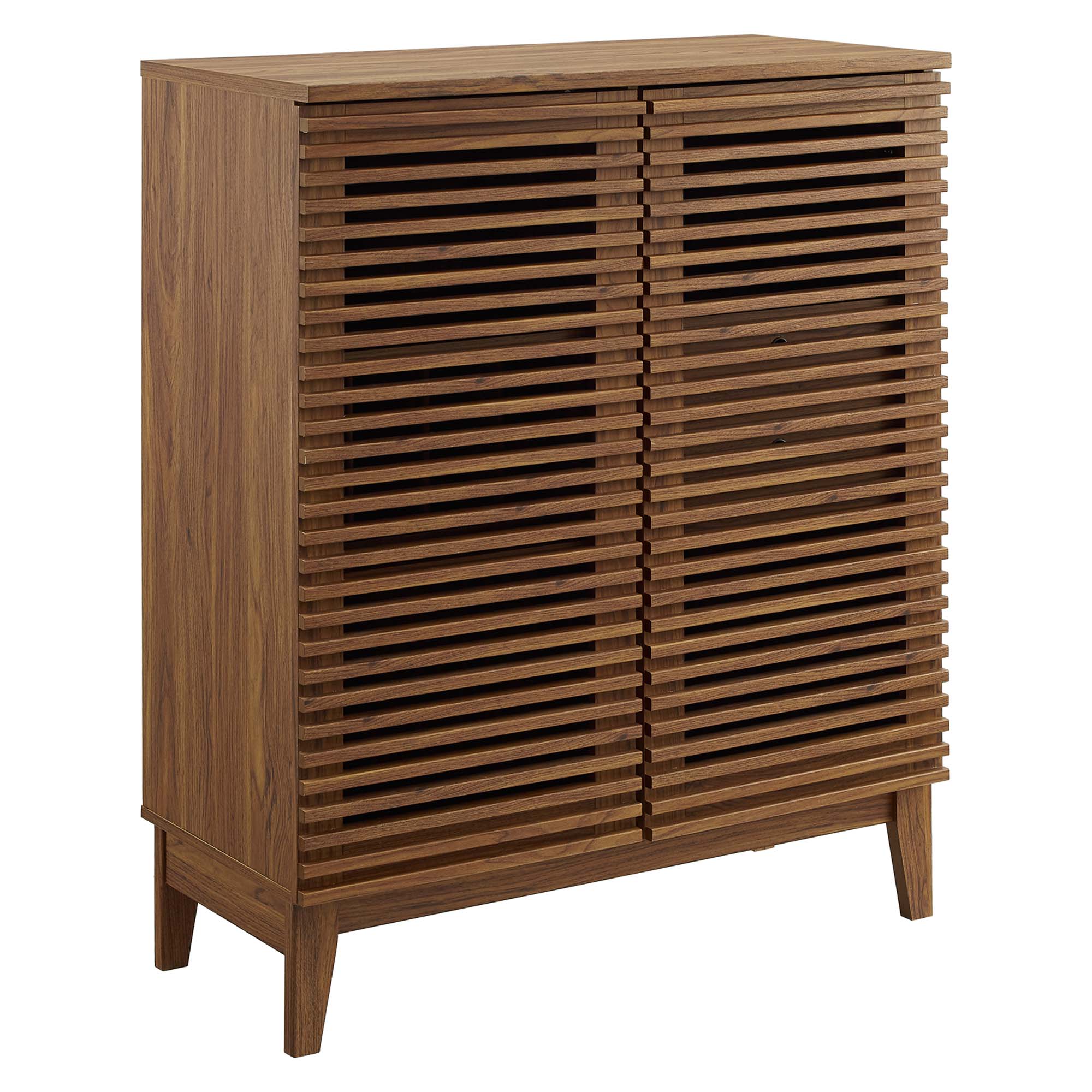 Render Bar Cabinet, Walnut