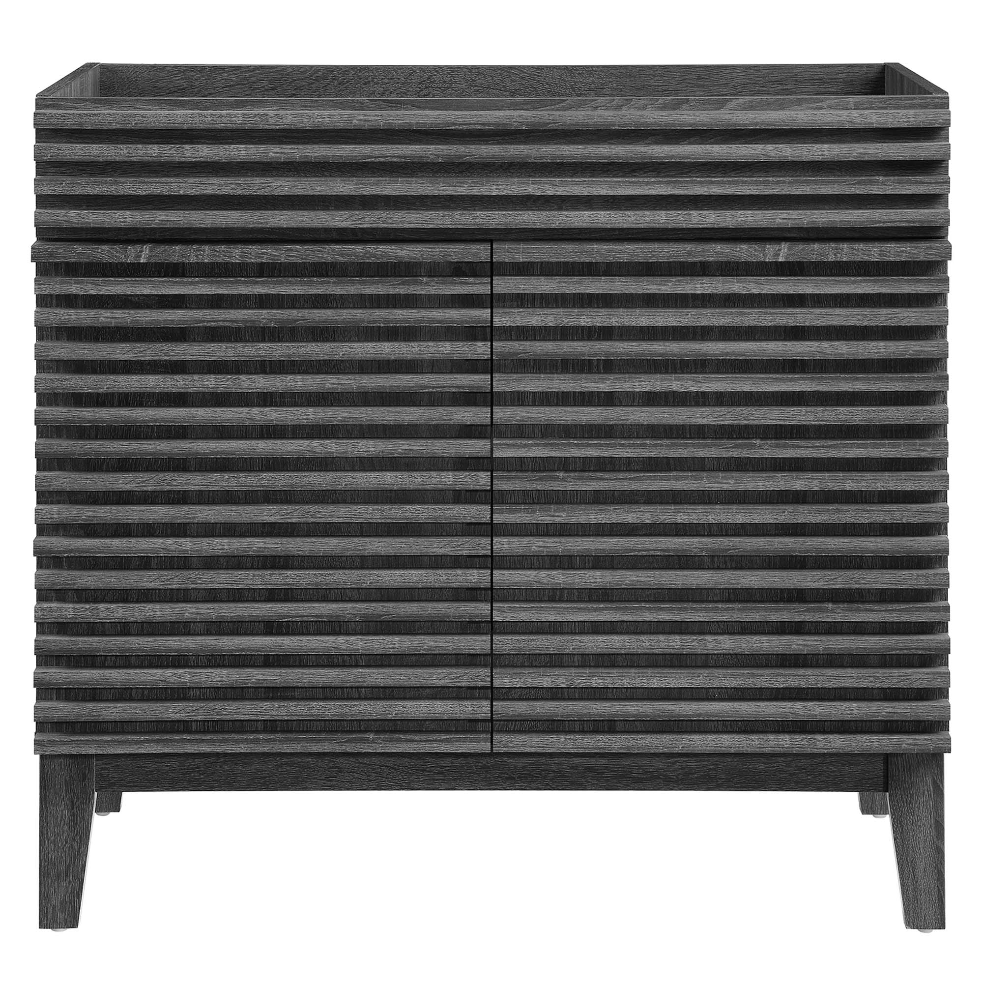 Render 36" Bathroom Vanity Cabinet, Charcoal