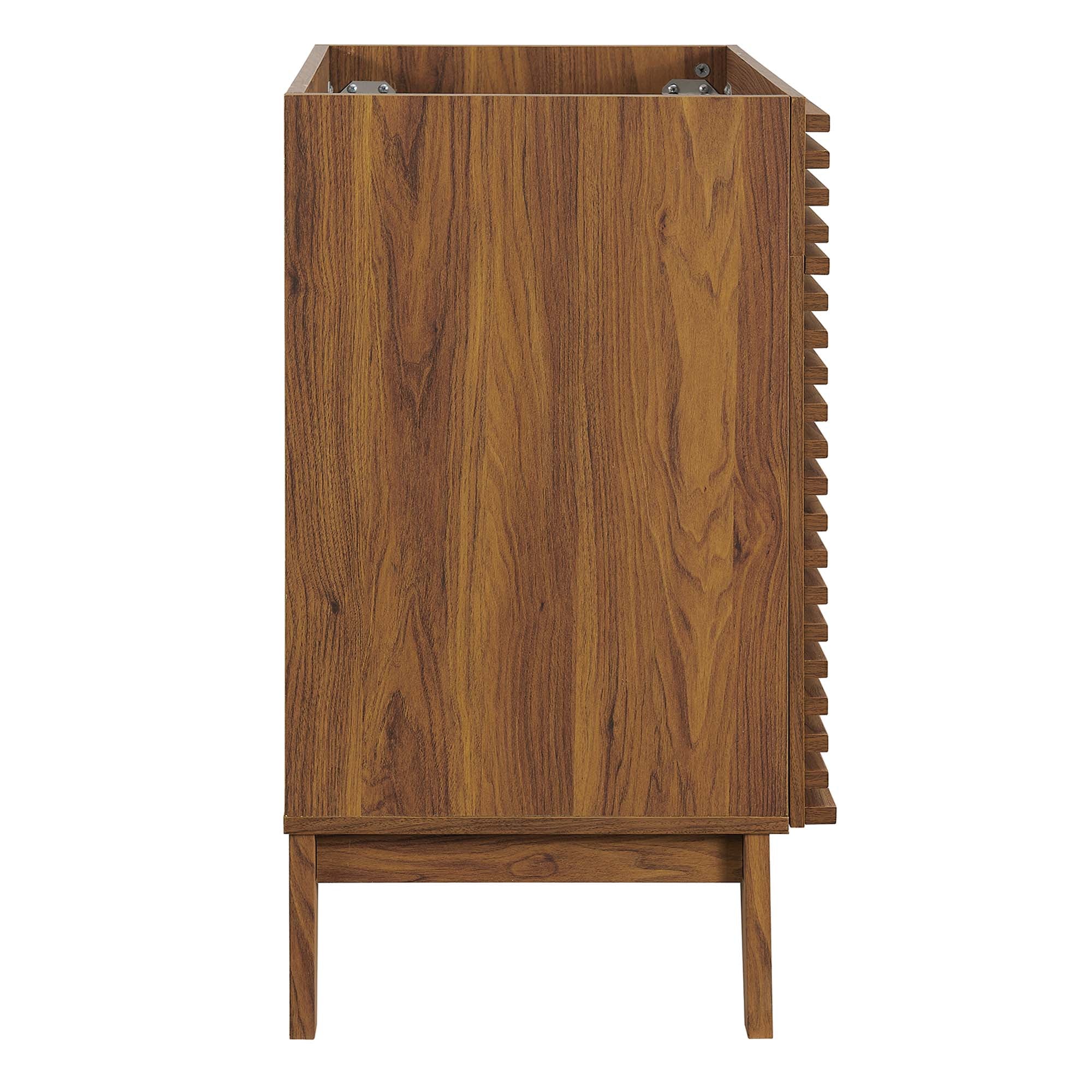 Render 24" Bathroom Vanity Cabinet (Sink Basin Not Included), Walnut