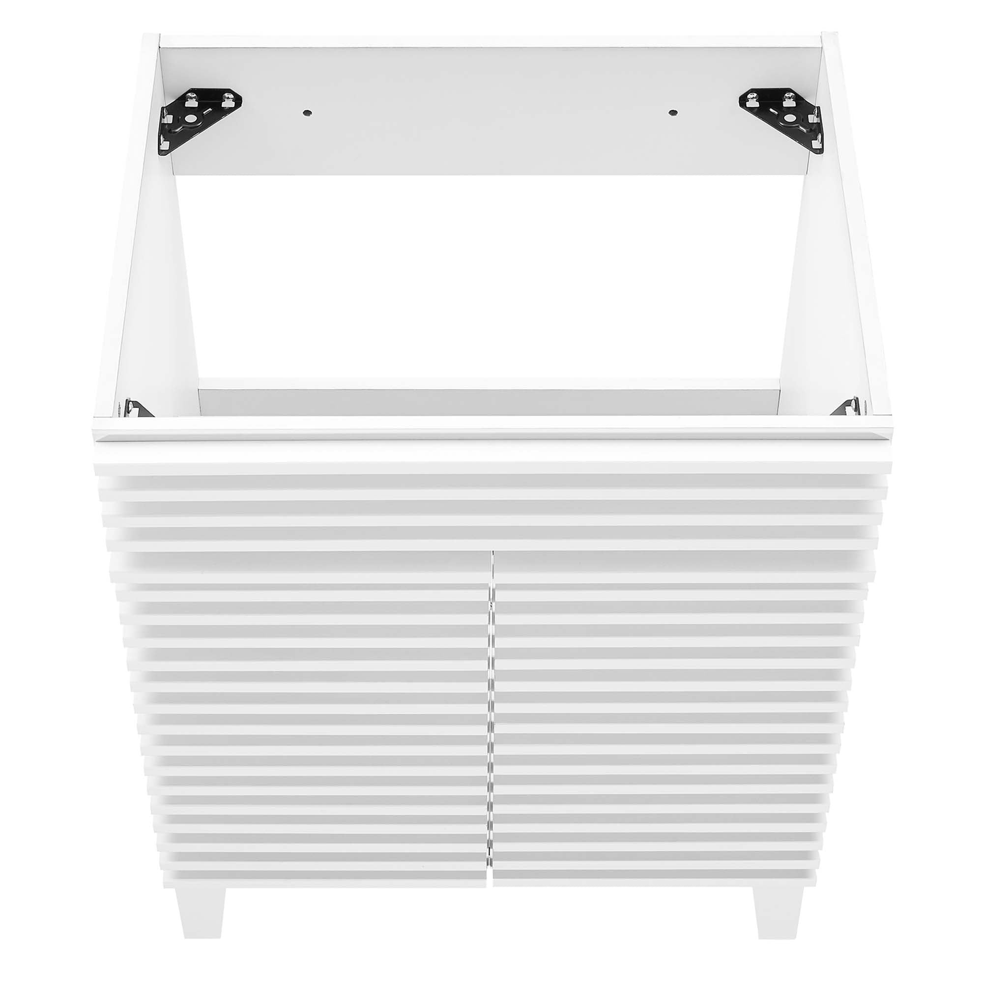 Render 24" Bathroom Vanity Cabinet (Sink Basin Not Included), White