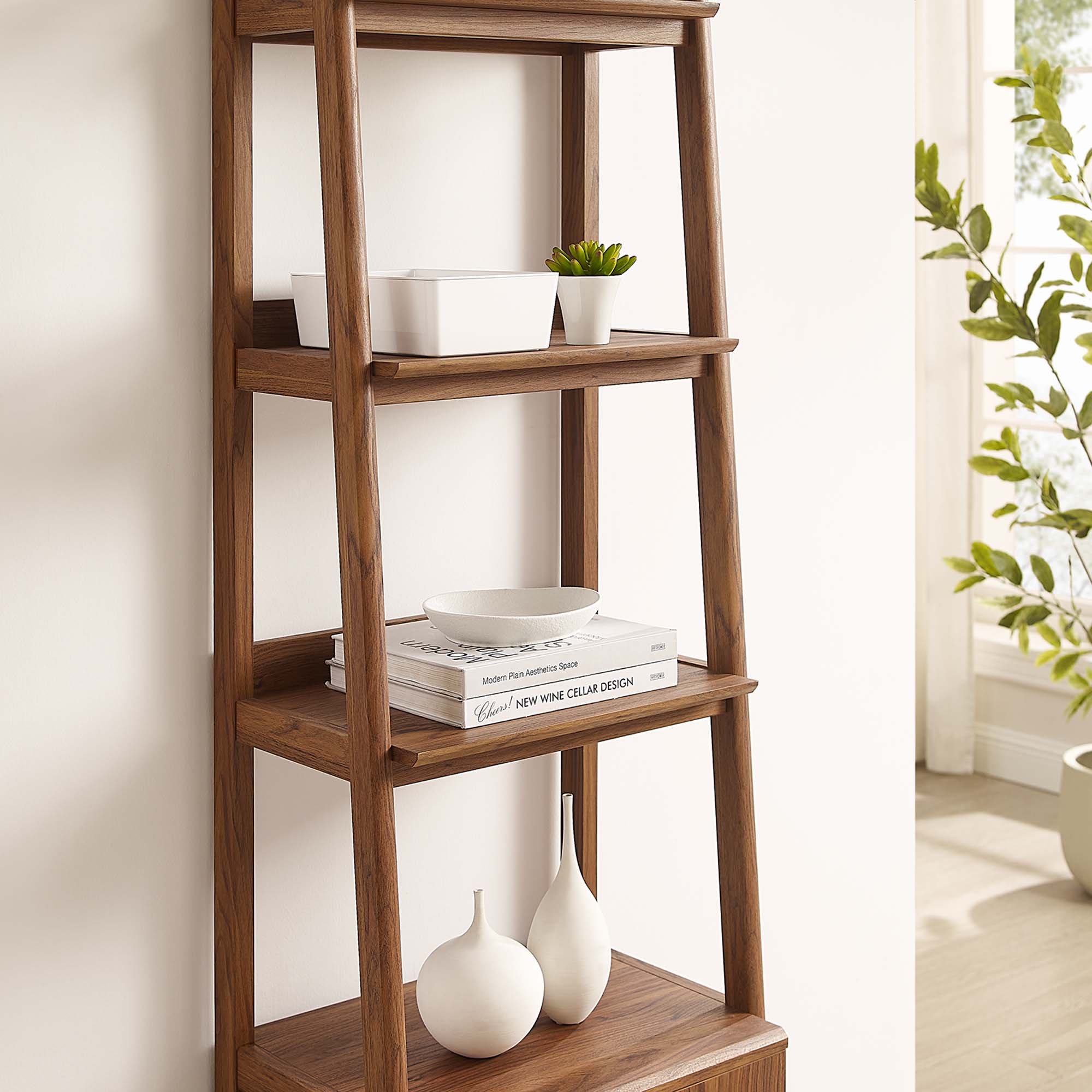 Bixby 21" Bookshelf, Walnut