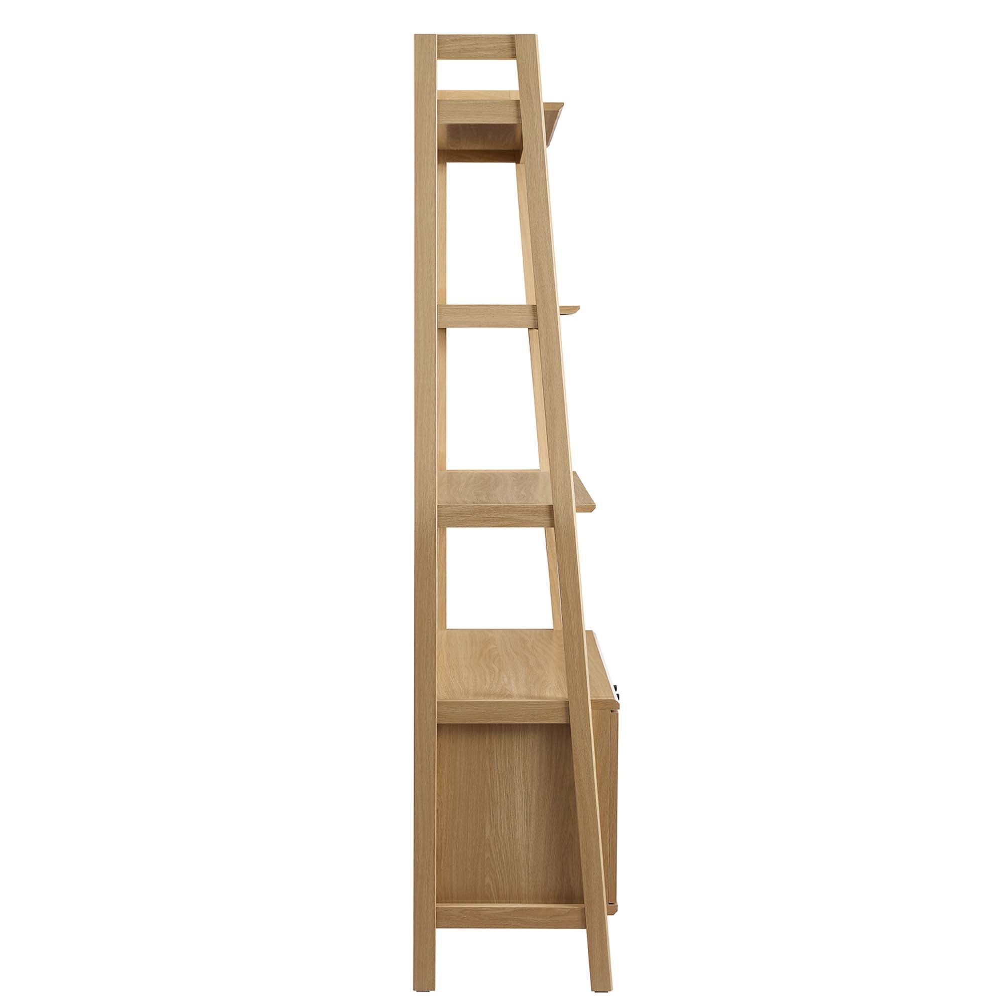 Bixby 33" Bookshelf, Oak