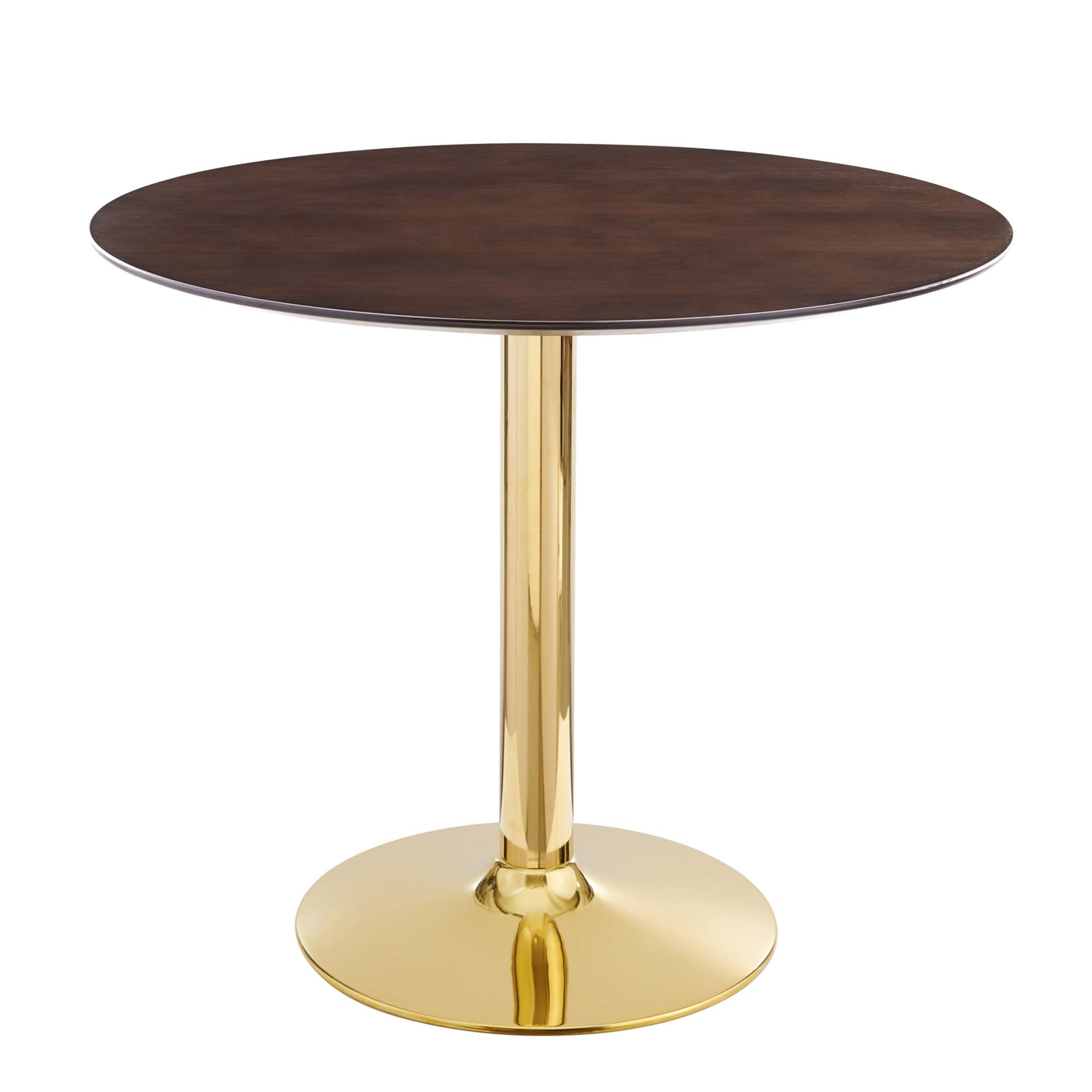 Verne 35" Dining Table, Gold Cherry Walnut