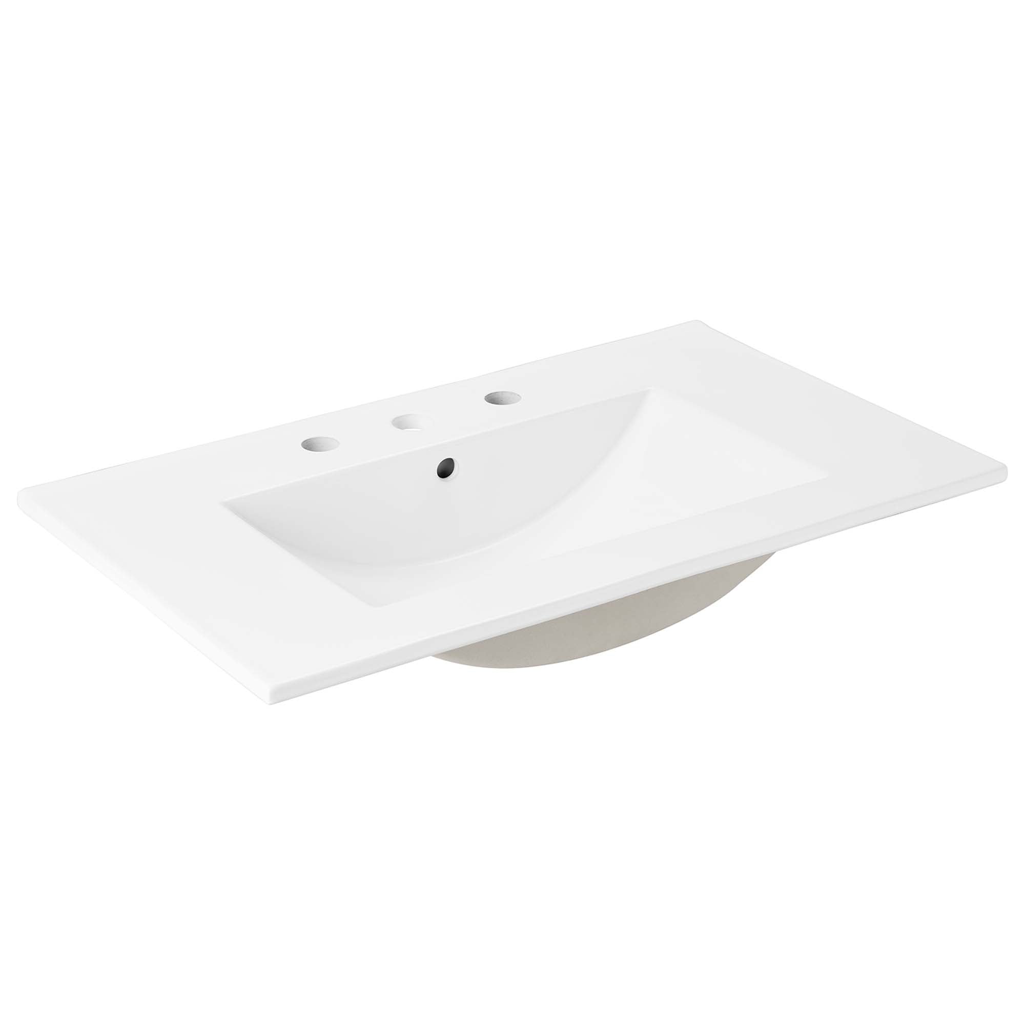 Cayman 30" Bathroom Sink, White