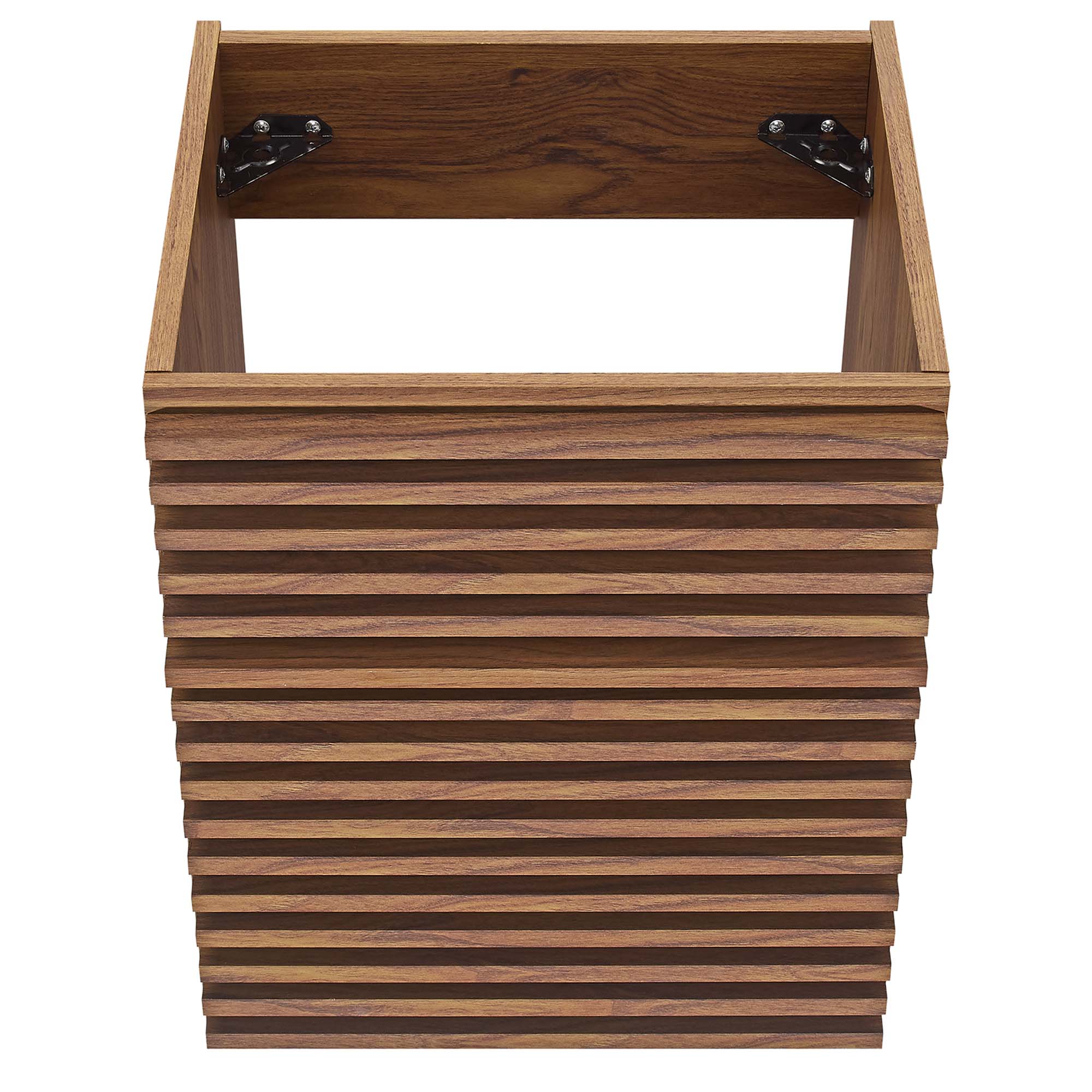 Render 18" Wall-Mount Bathroom Vanity Cabinet (Sink Basin Not Included), Walnut