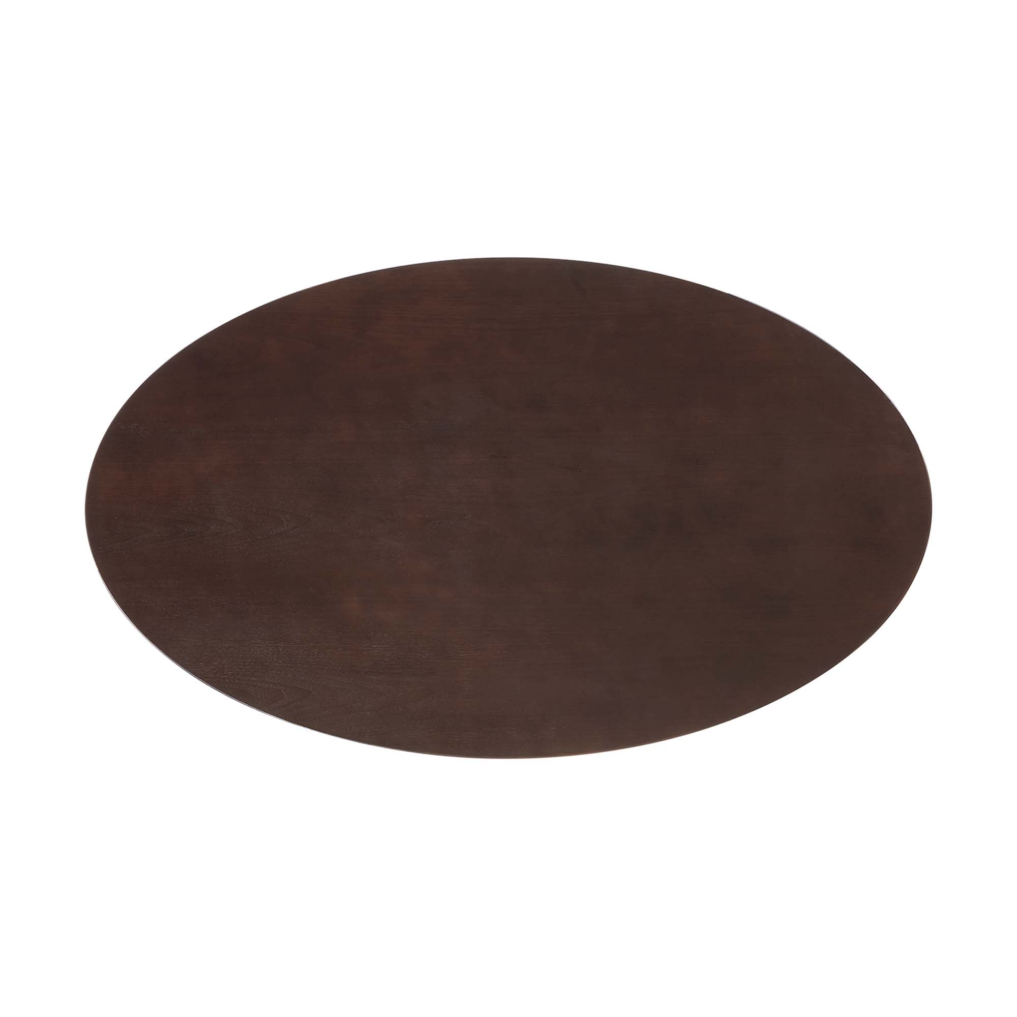 Lippa 60" Oval Wood Dining Table, Black Cherry Walnut