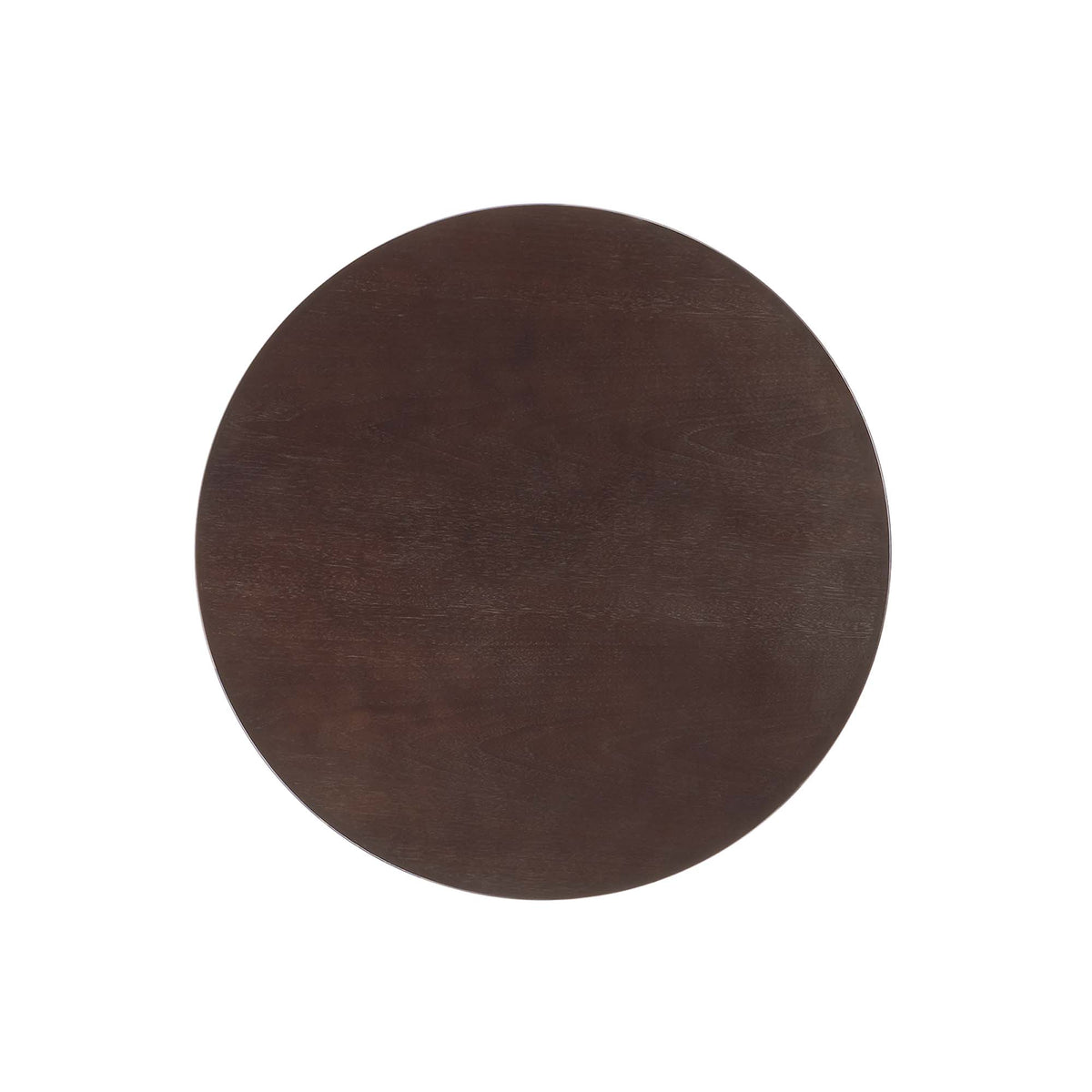 Lippa 28" Round Wood Bar Table, Black Cherry Walnut