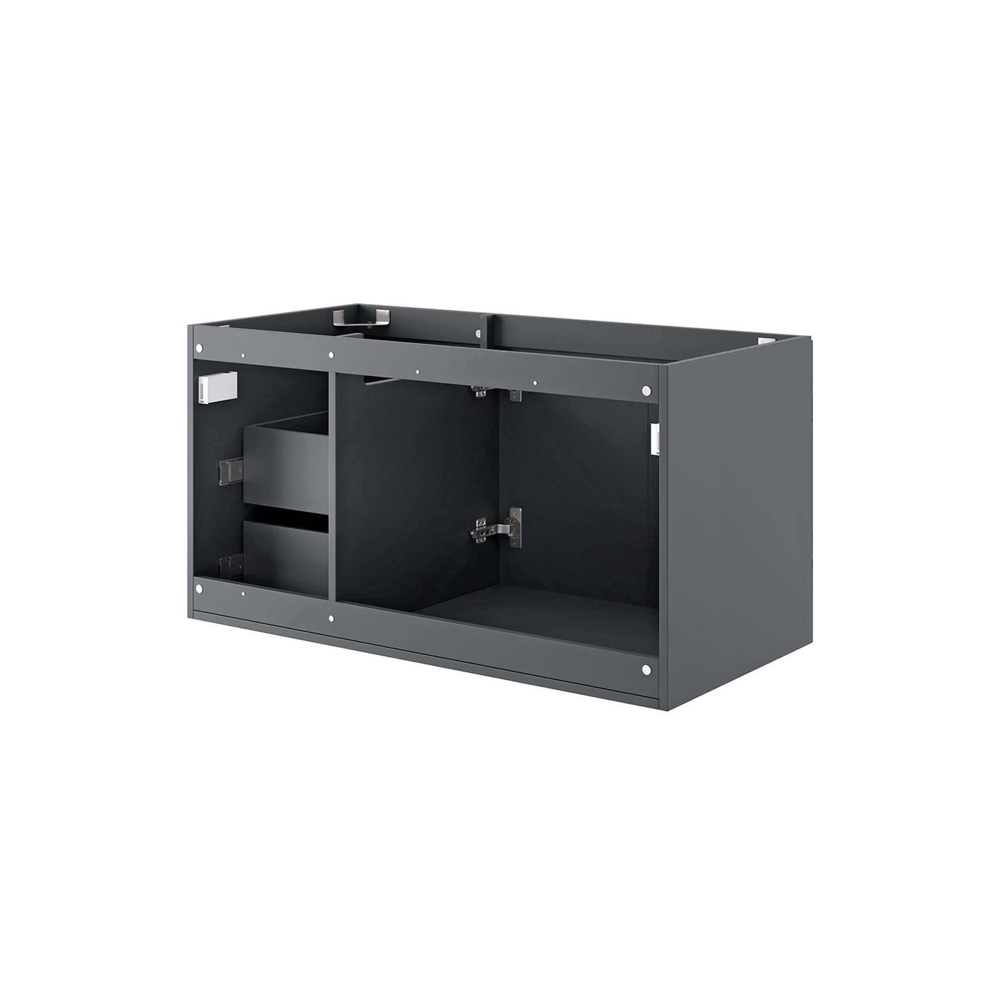 Vitality 36" Bathroom Vanity Cabinet (Sink Basin Not Included), Gray