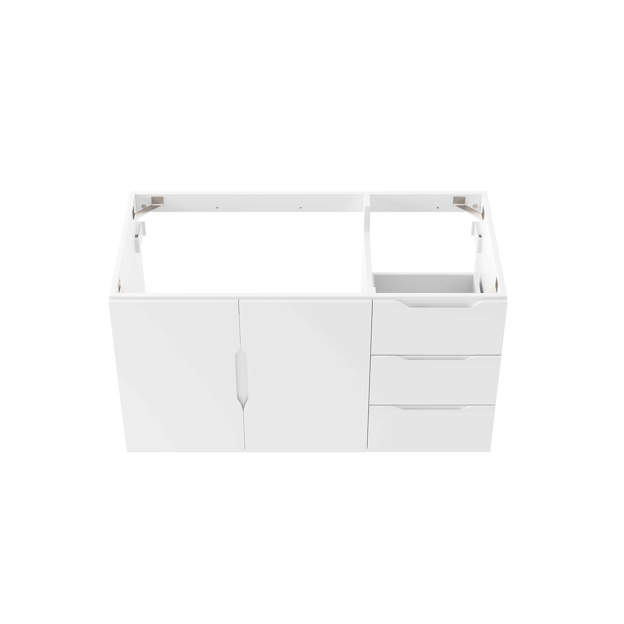Vitality 36" Bathroom Vanity Cabinet (Sink Basin Not Included), White