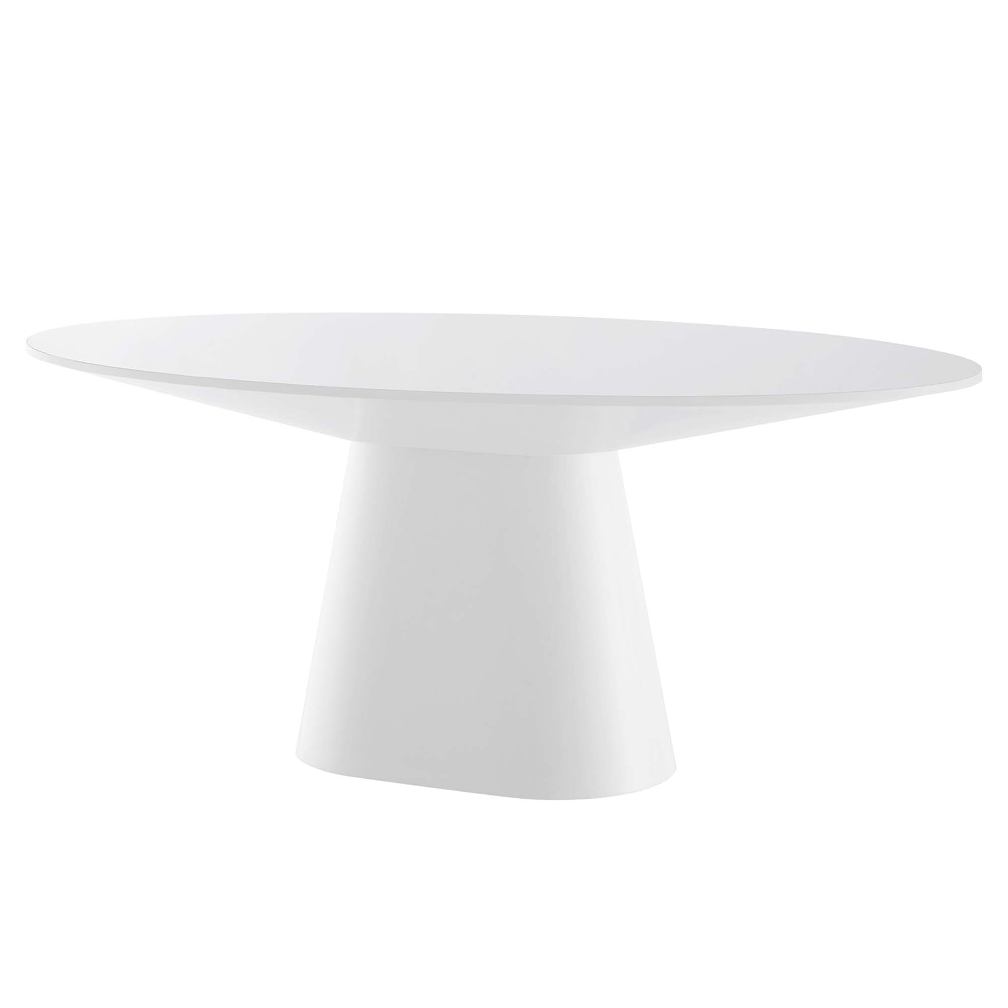 Provision 75" Oval Dining Table, White