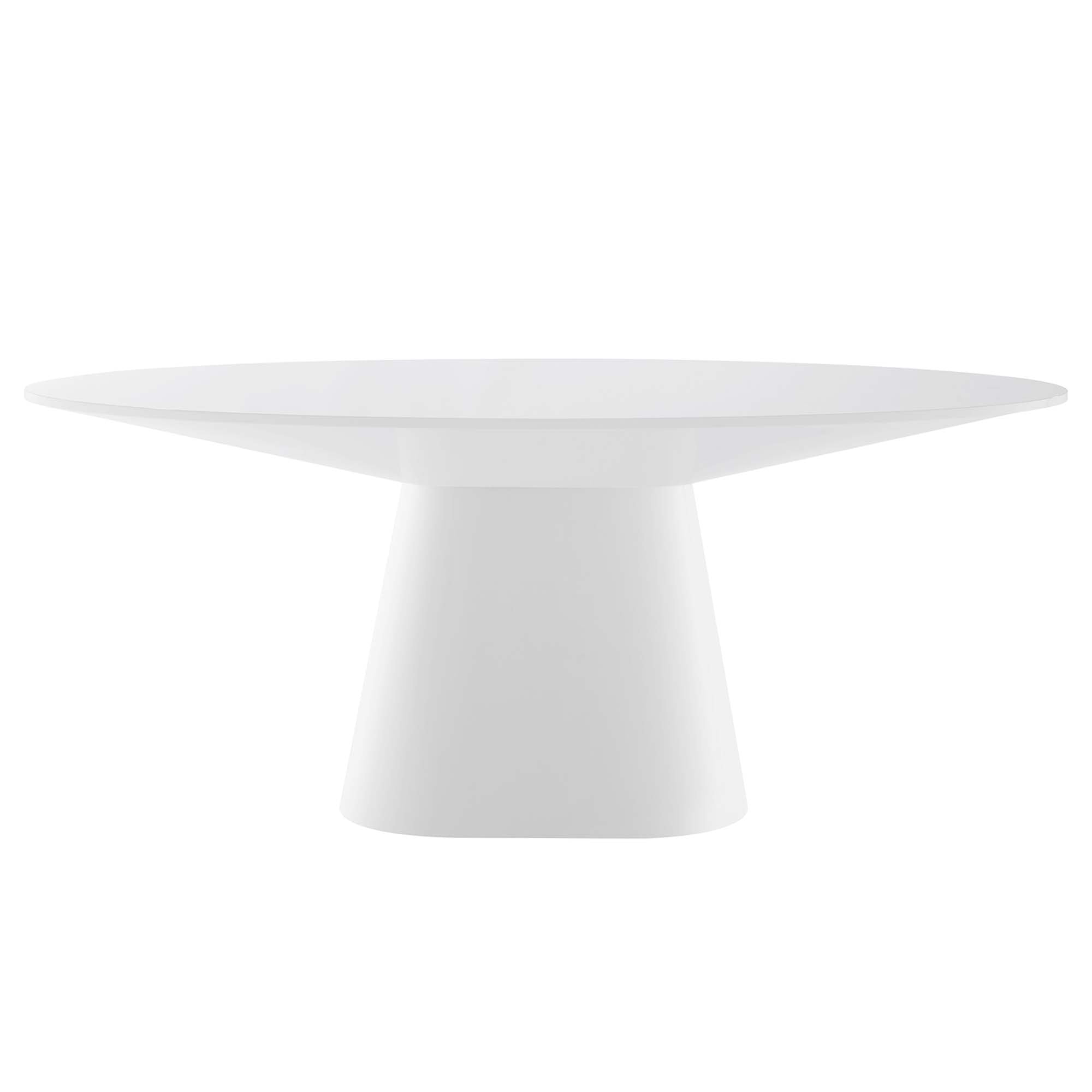 Provision 75" Oval Dining Table, White