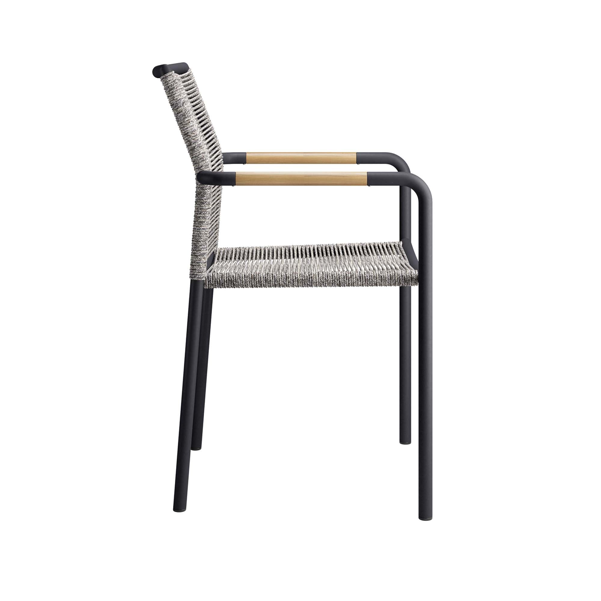 Serenity Outdoor Patio Armchairs Set of 2, Light Gray