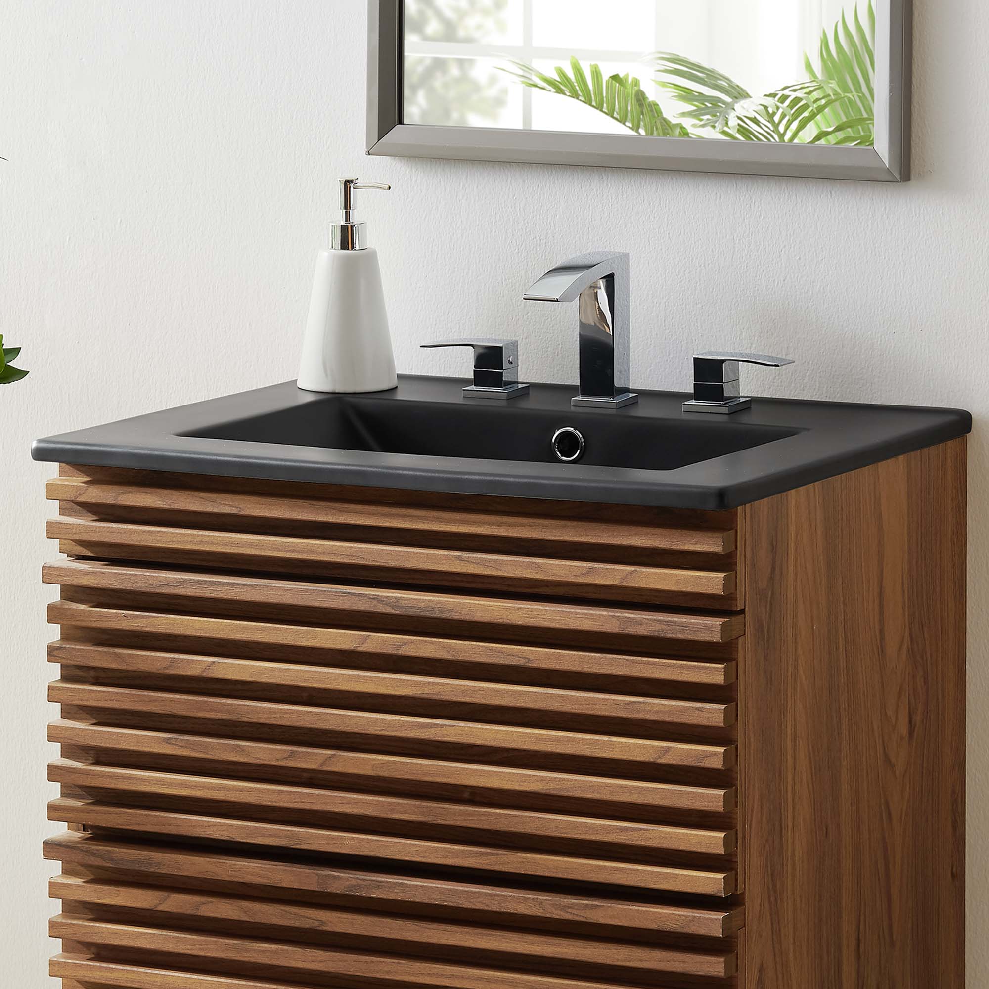 Cayman 24" Bathroom Sink, Black