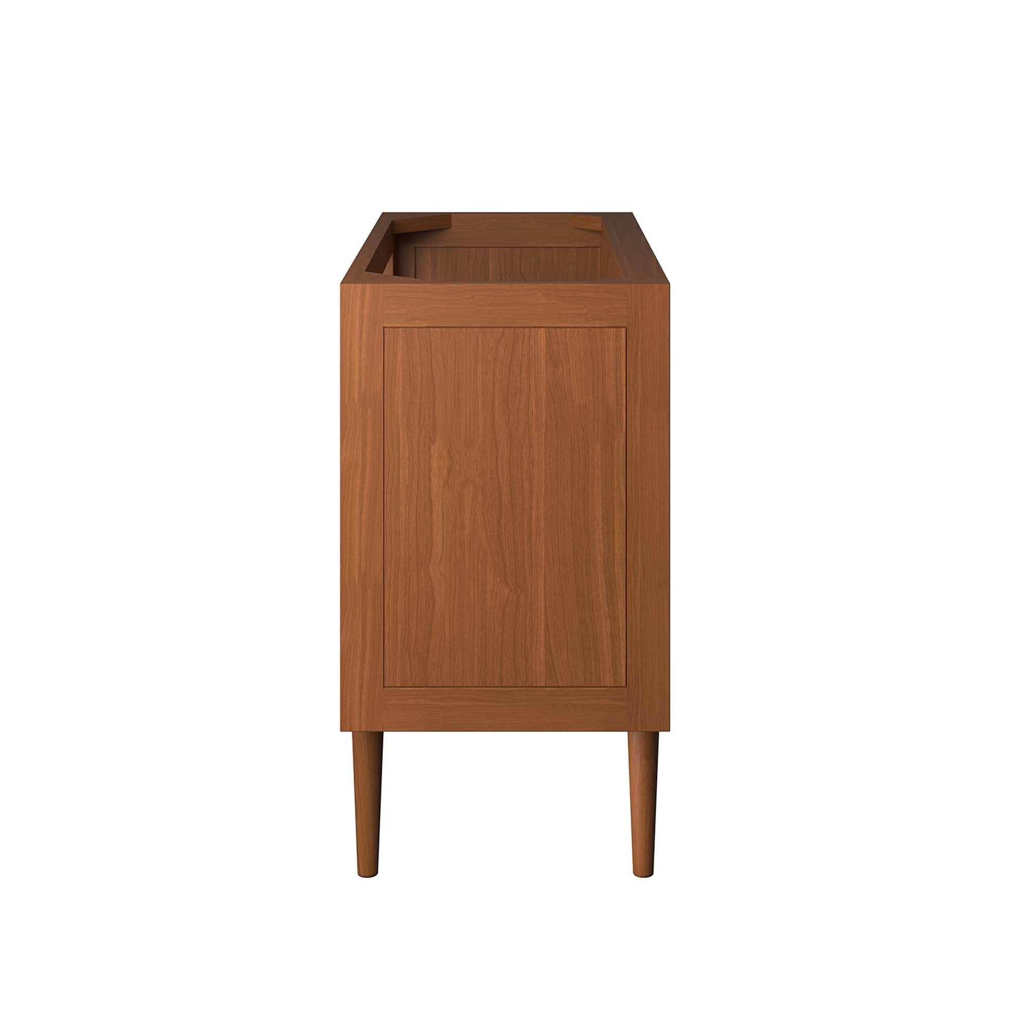 Cassia 36" Teak Wood Bathroom Vanity Cabinet (Sink Basin Not Included), Natural