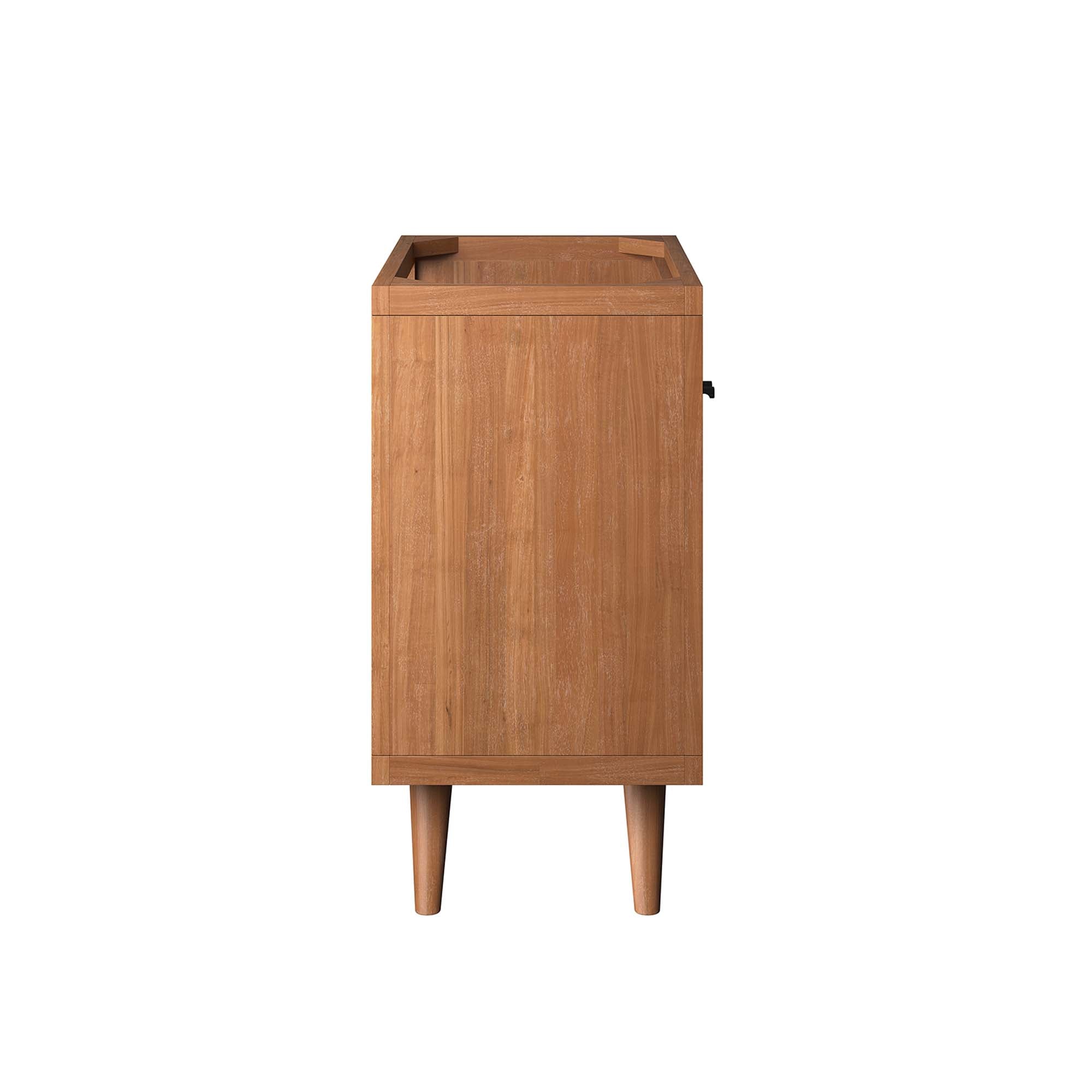 Birdie 24" Teak Wood Bathroom Vanity Cabinet (Sink Basin Not Included), Natural