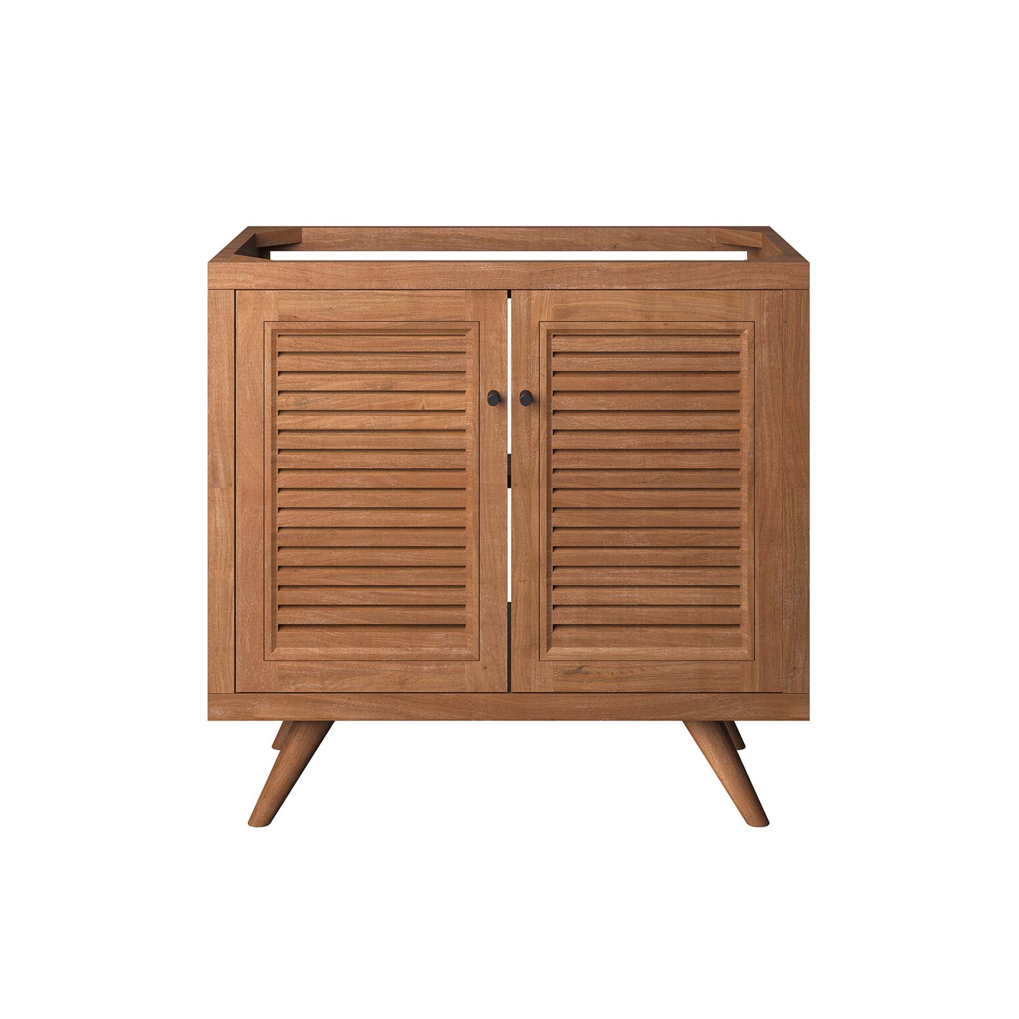 Birdie 36" Teak Wood Bathroom Vanity Cabinet (Sink Basin Not Included), Natural