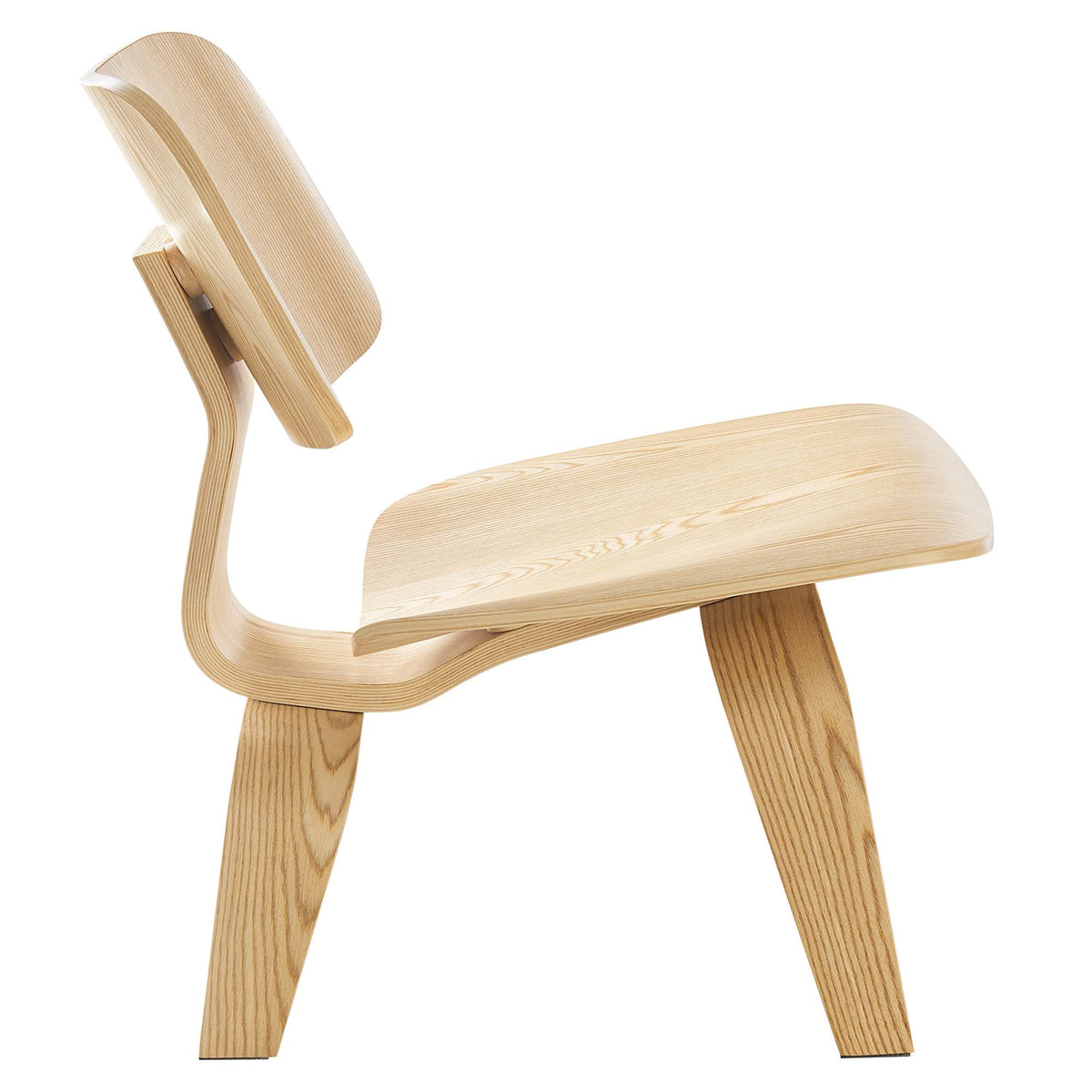 Fathom Wood Lounge Chair, Natural