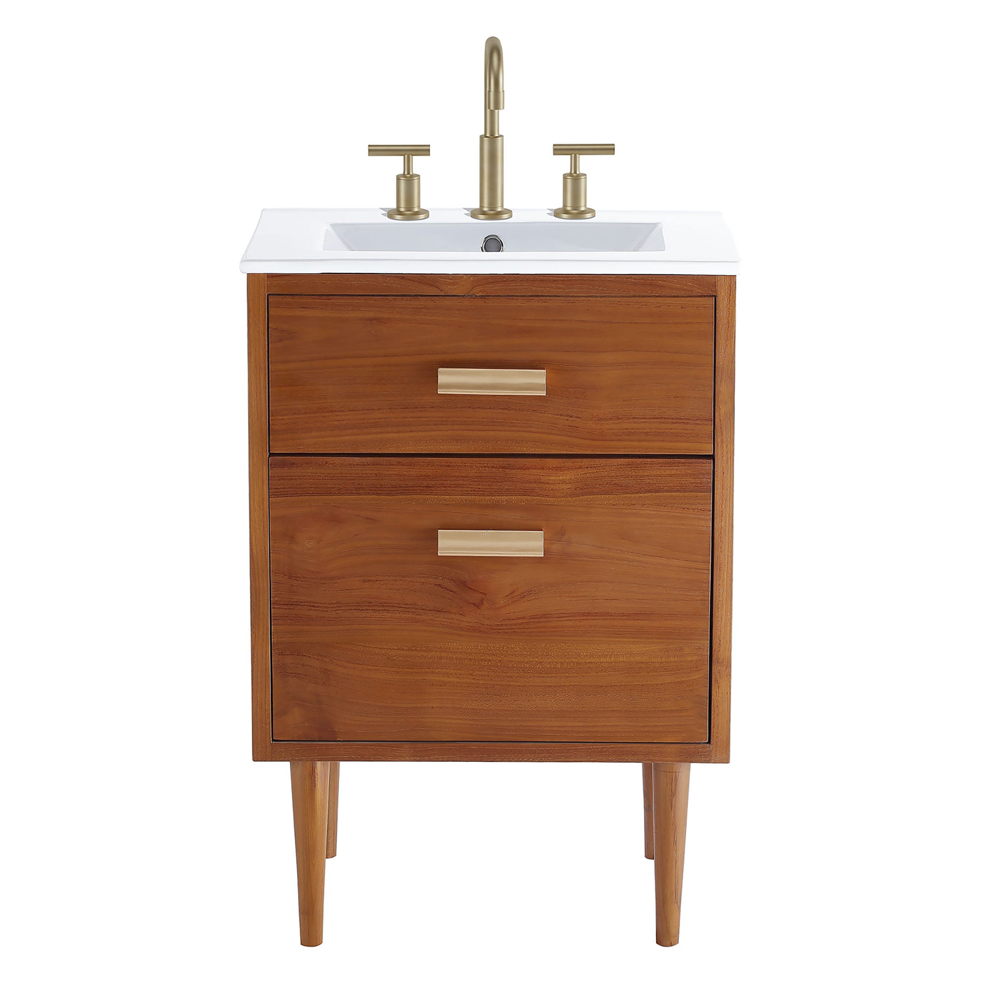 Cassia 24" Bathroom Vanity, Natural White