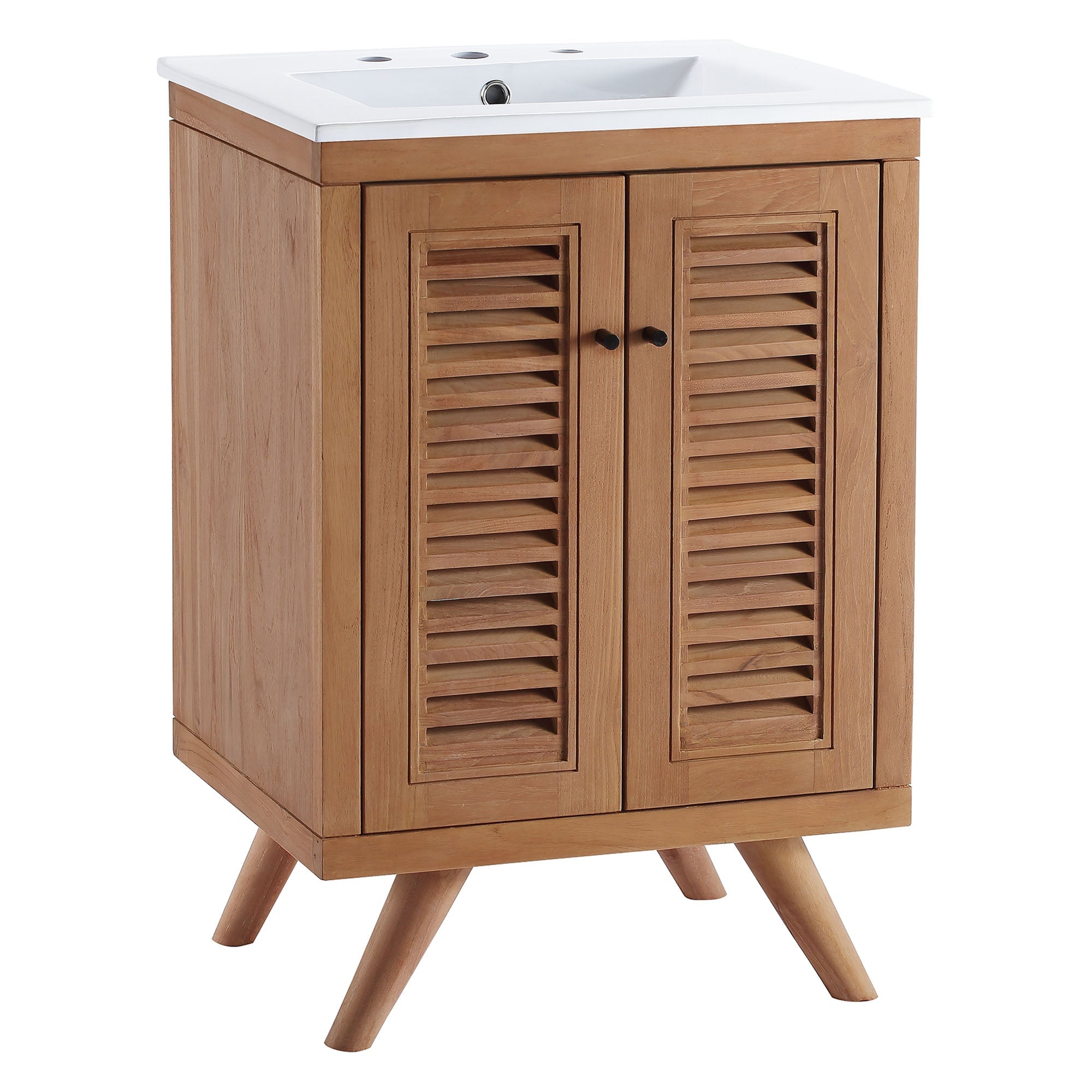 Birdie 24" Bathroom Vanity, Natural White