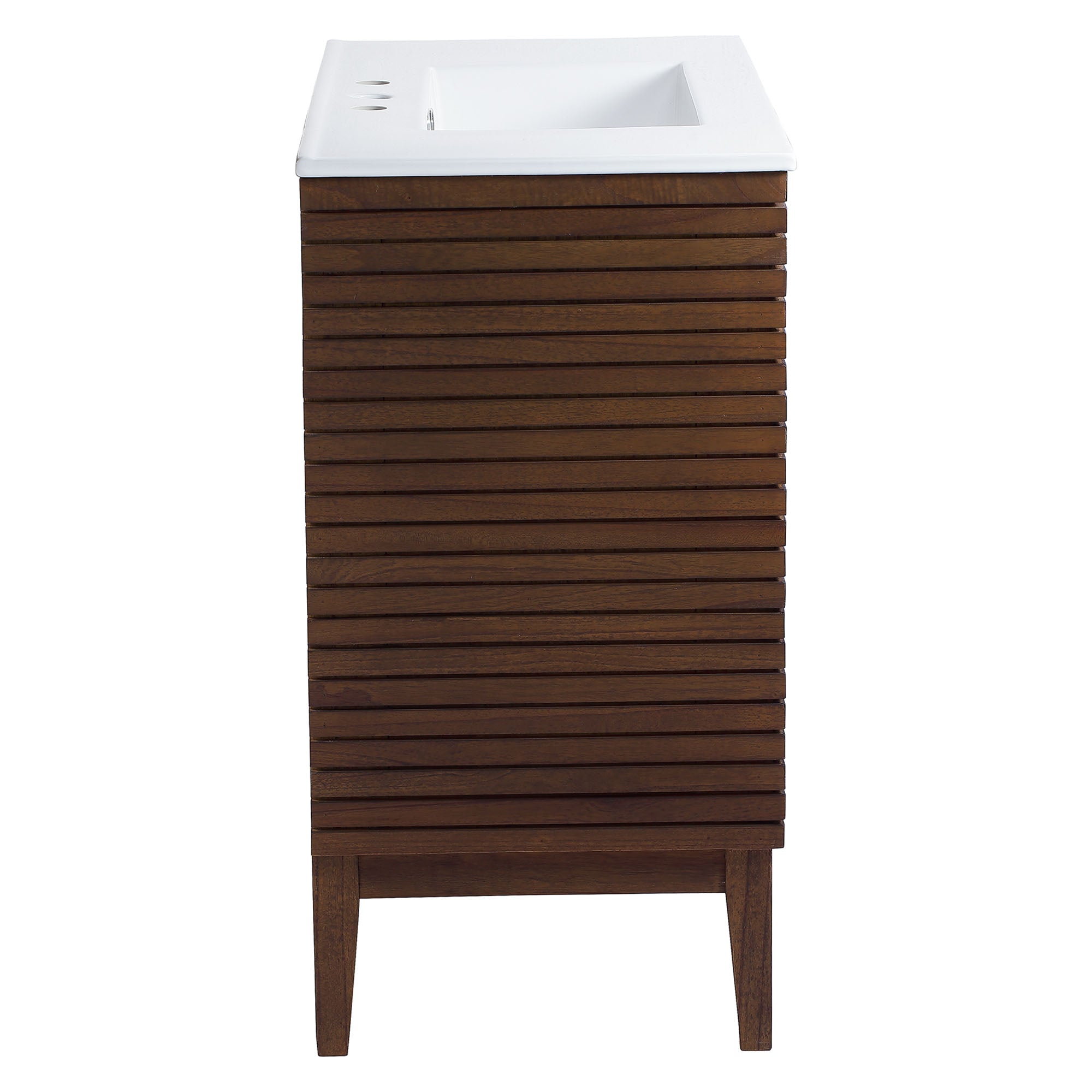 Ledger 36" Bathroom Vanity, Walnut White