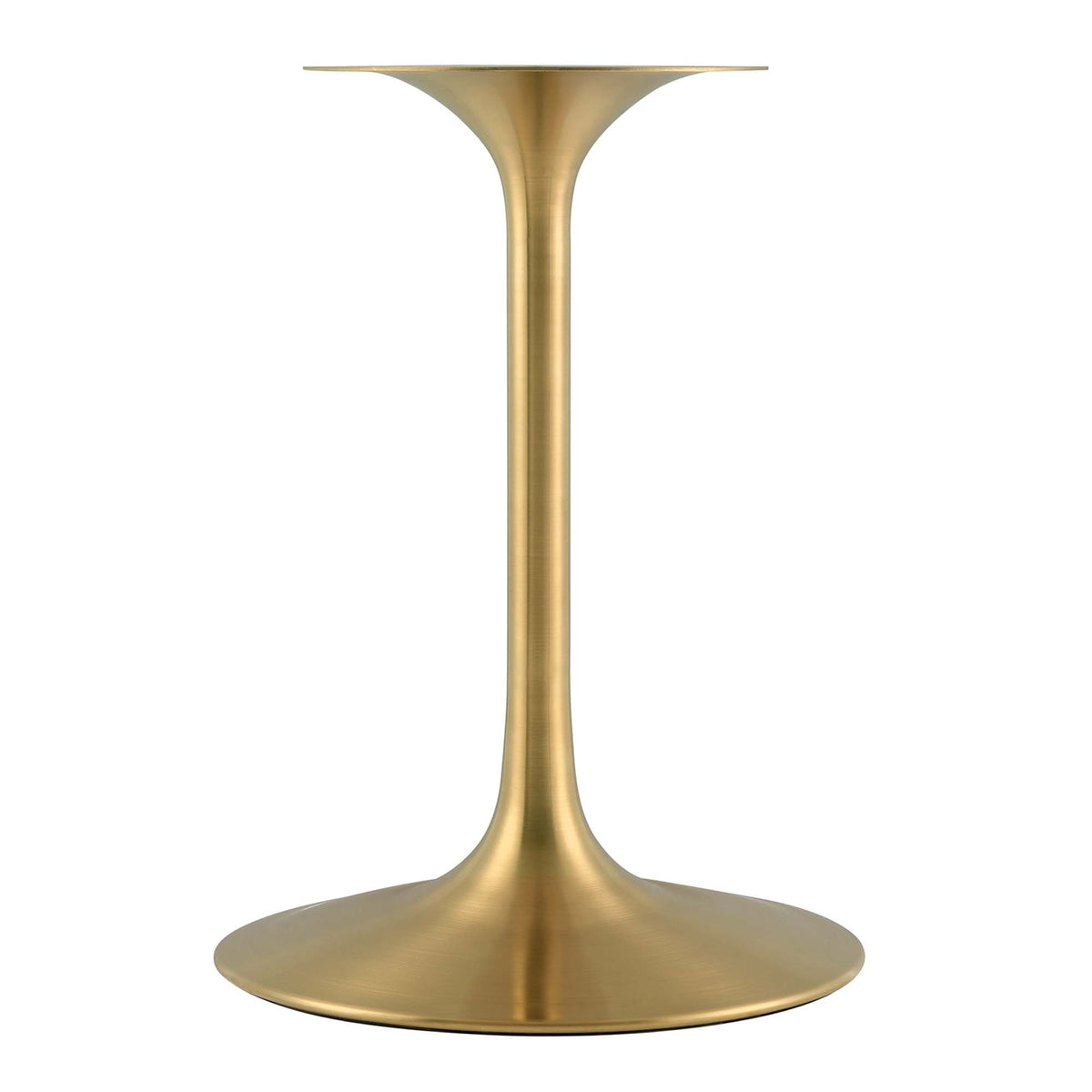 Lippa 28" Round Faux Marble Dining Table, Gold Black