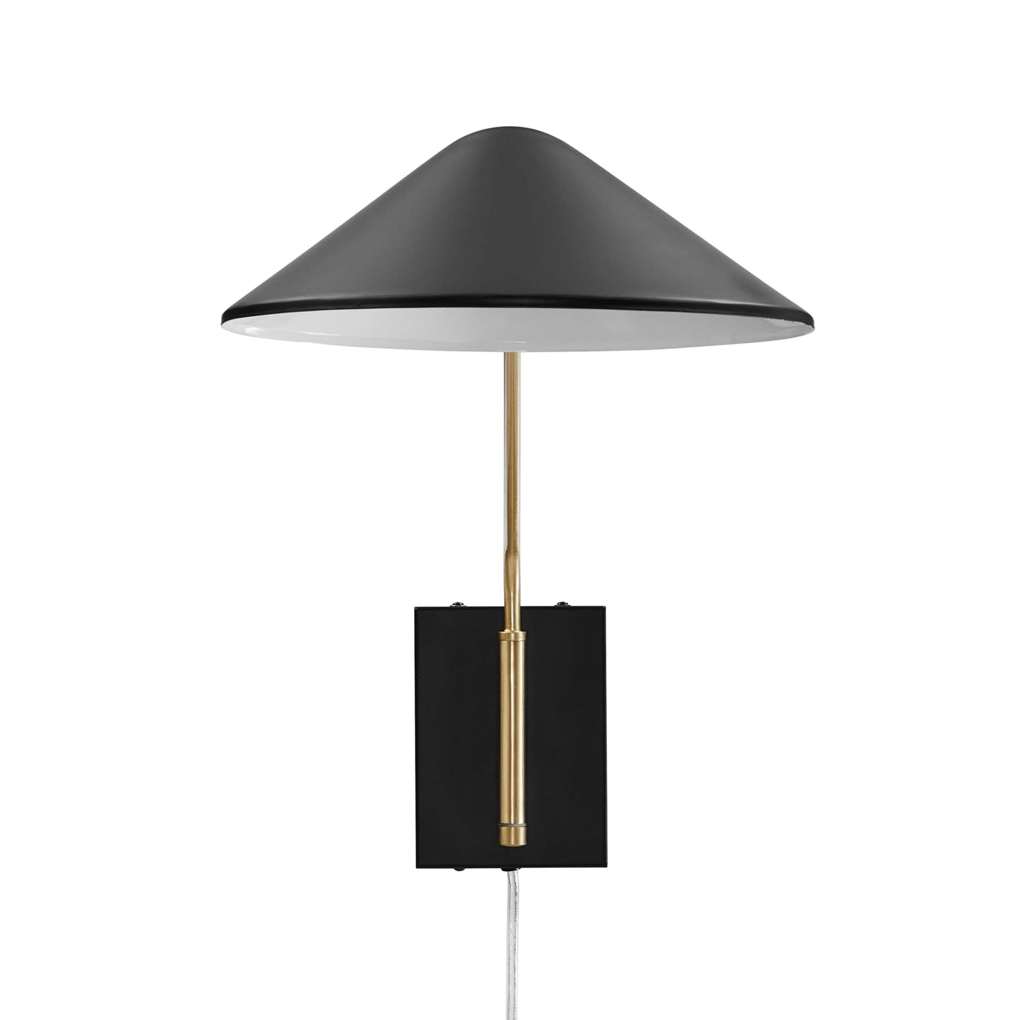 Journey 24" Swing Arm Wall Sconce, Black