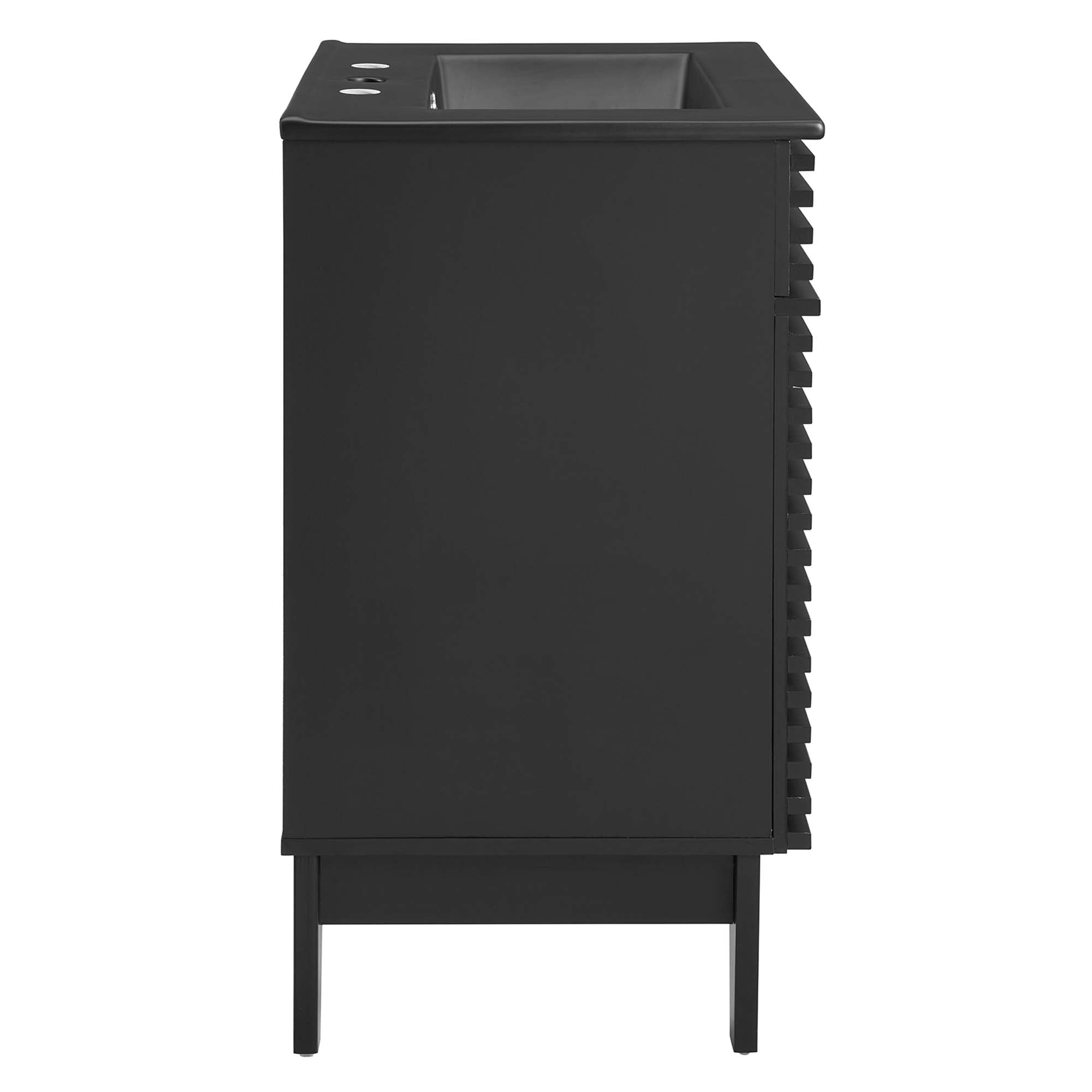 Render 24" Bathroom Vanity, Black Black