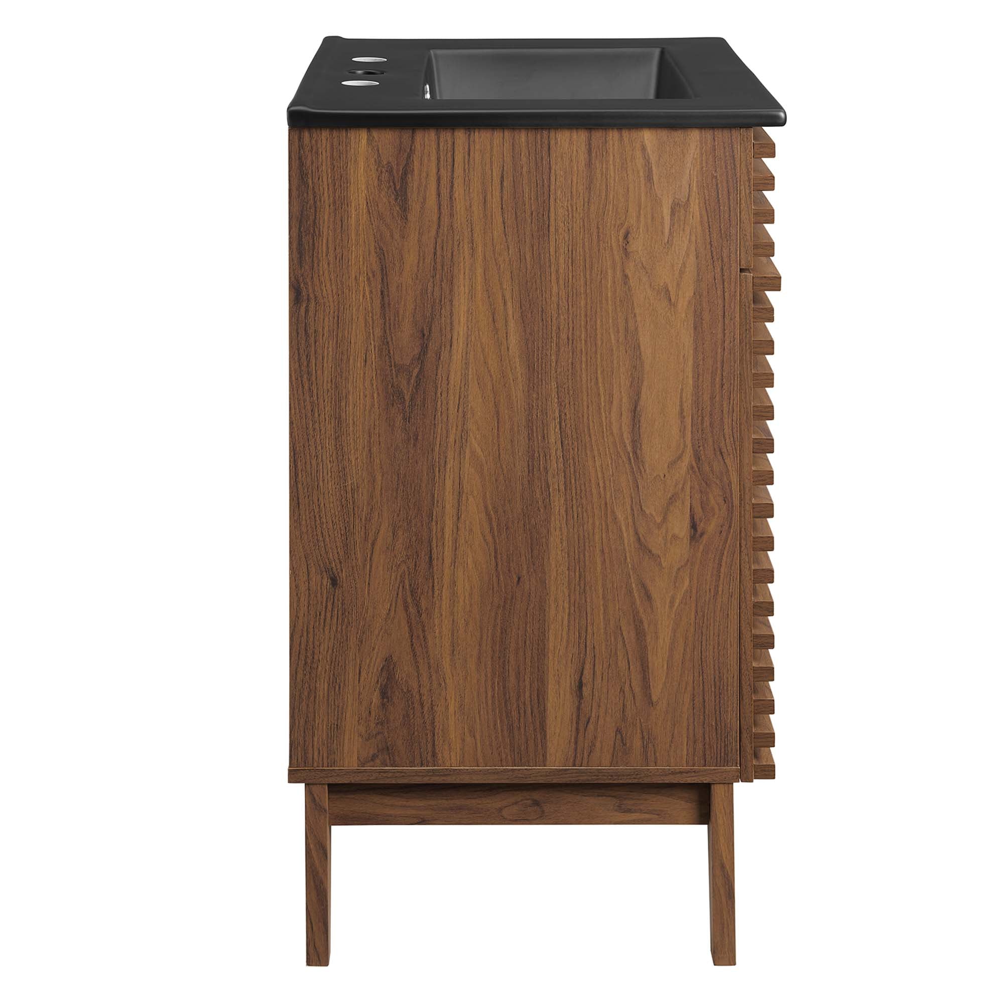 Render 24" Bathroom Vanity, Walnut Black