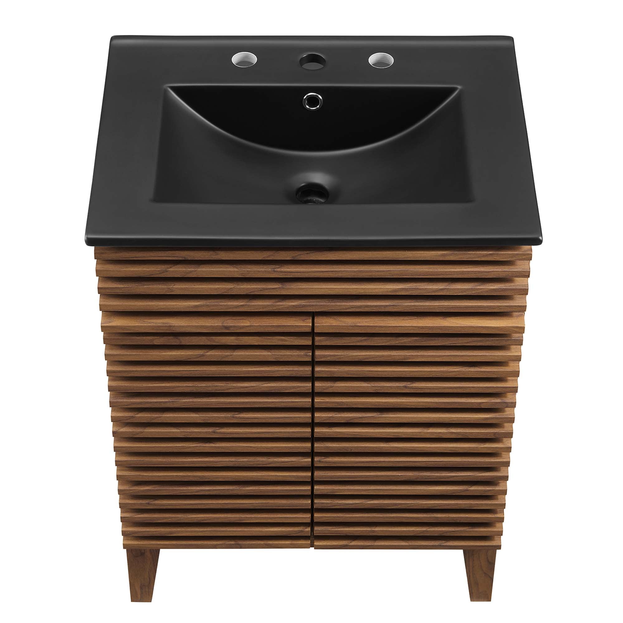 Render 24" Bathroom Vanity, Walnut Black