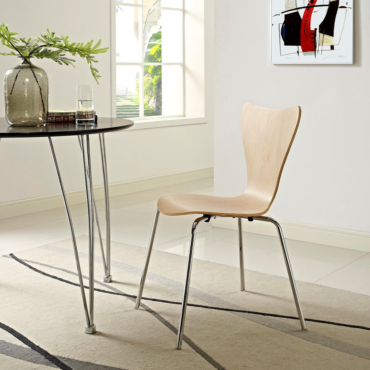 Ernie Dining Side Chair, Natural