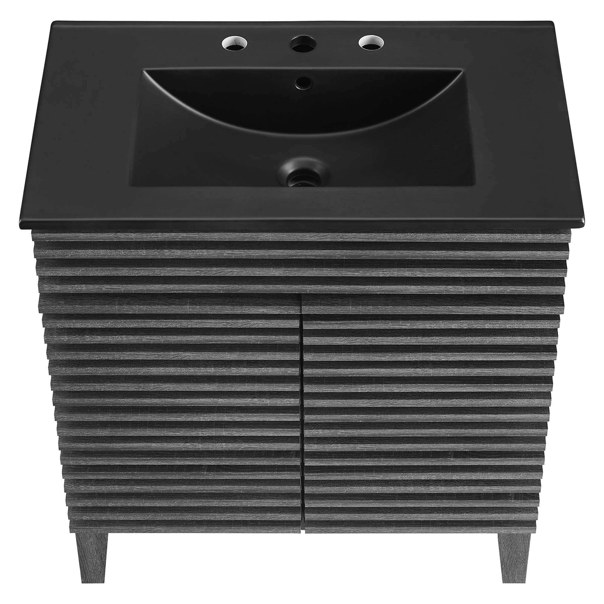 Render 30" Bathroom Vanity, Charcoal Black