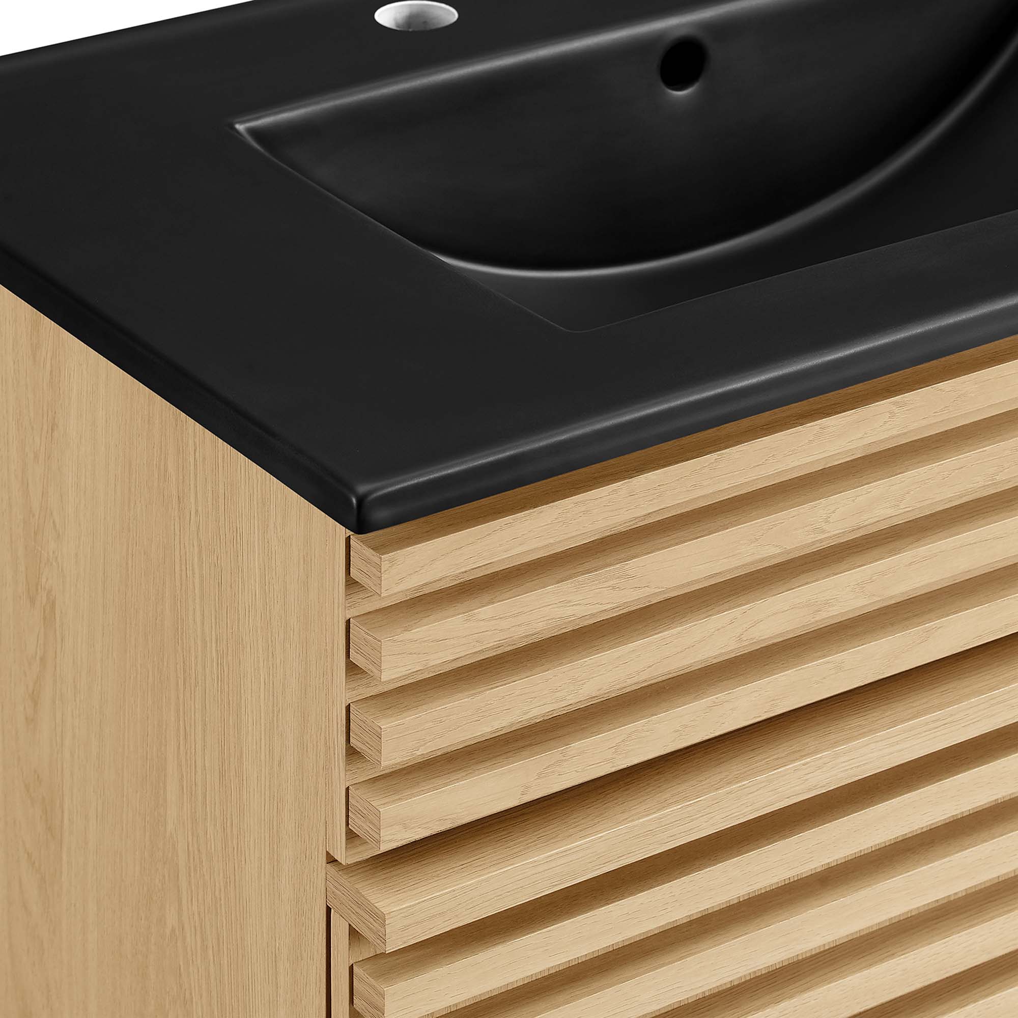Render 30" Bathroom Vanity, Oak Black