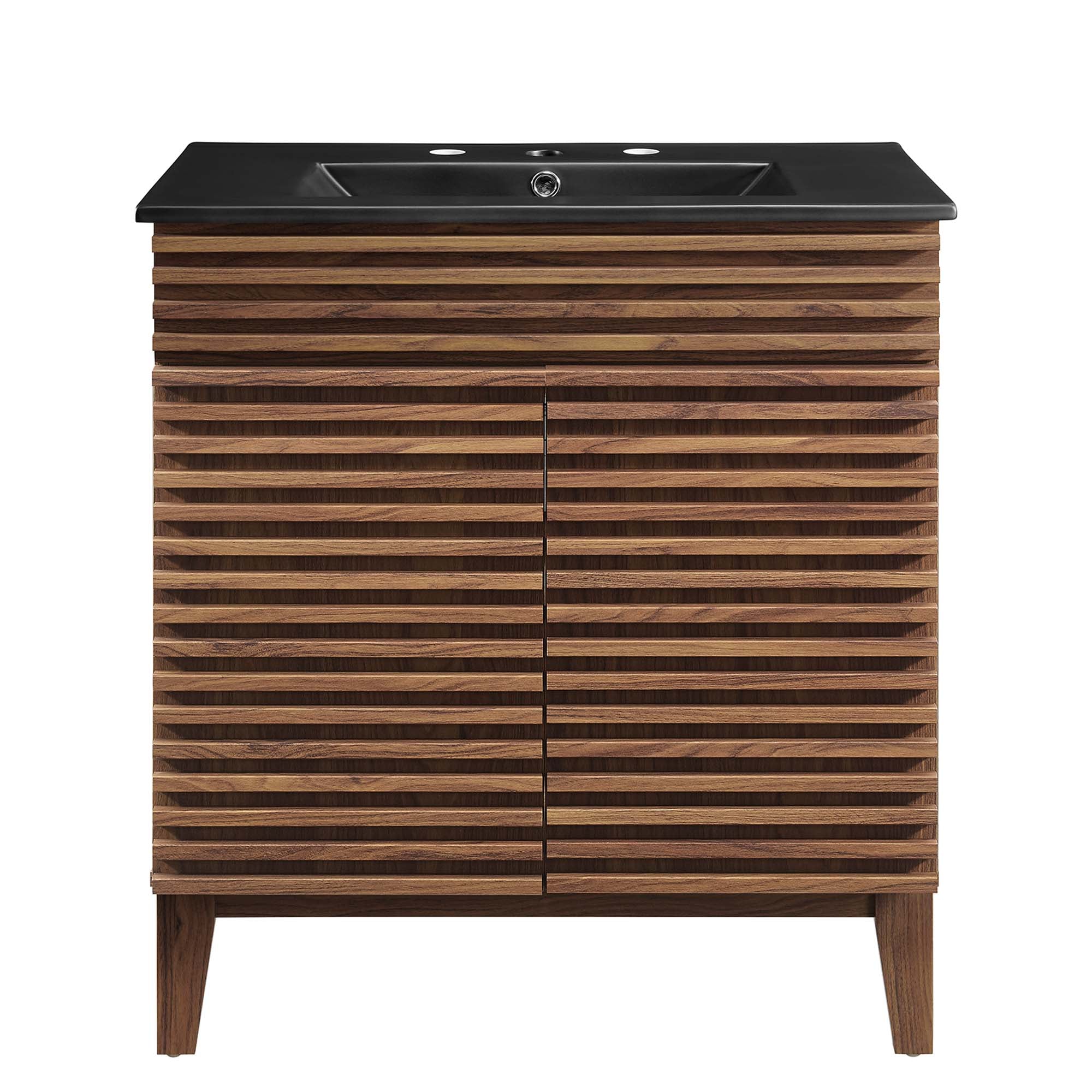 Render 30" Bathroom Vanity, Walnut Black