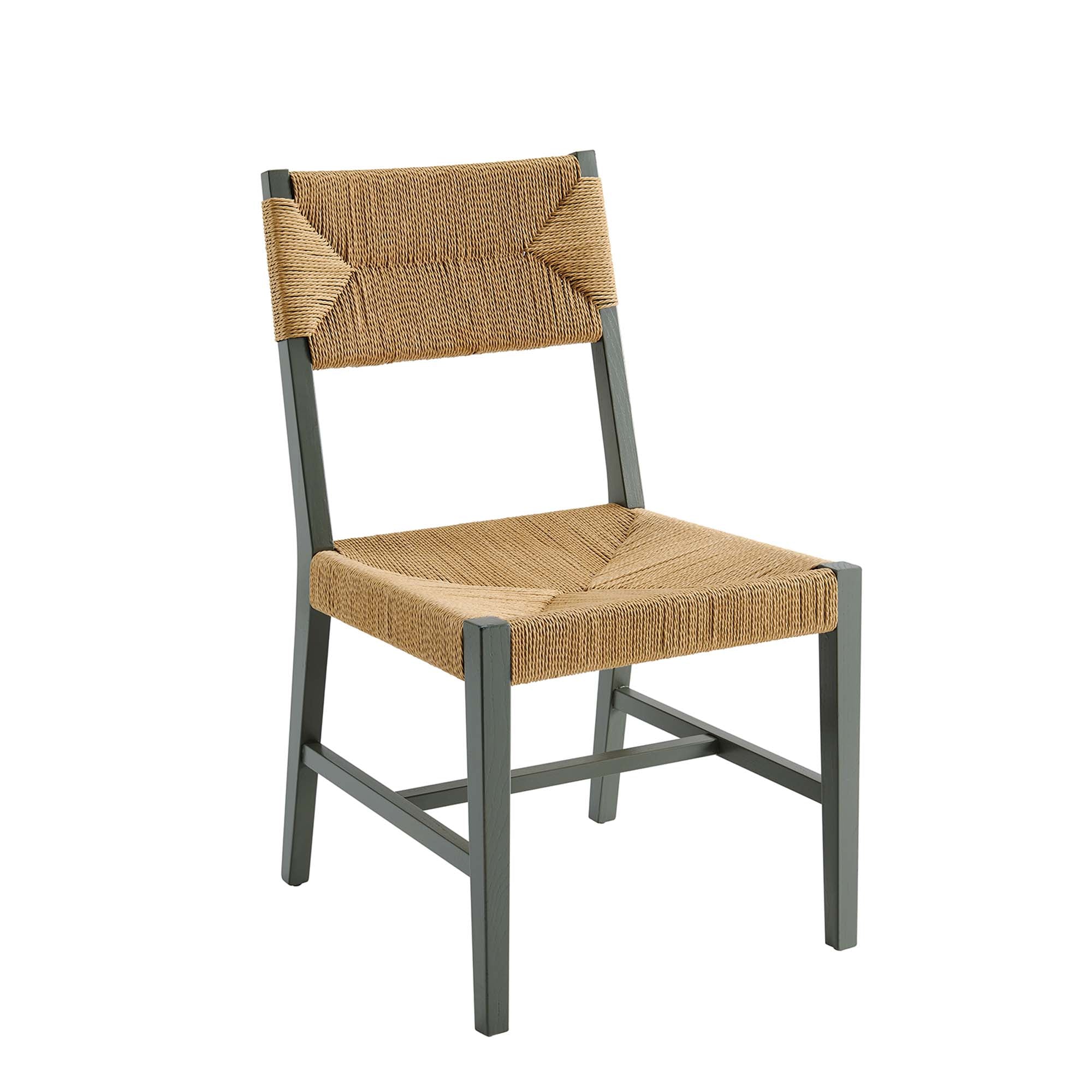 Bodie Wood Dining Chair, Light Gray Natural