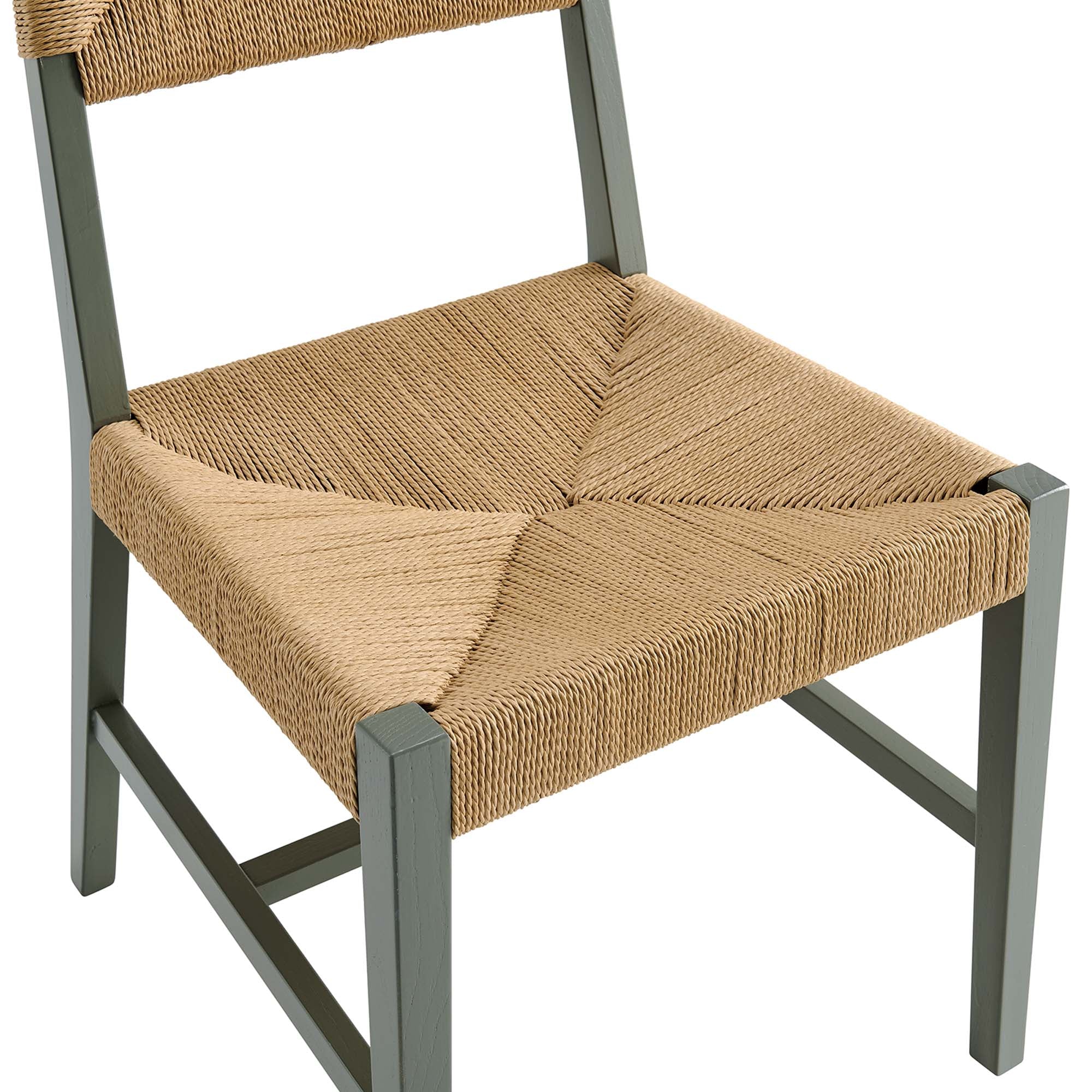 Bodie Wood Dining Chair, Light Gray Natural