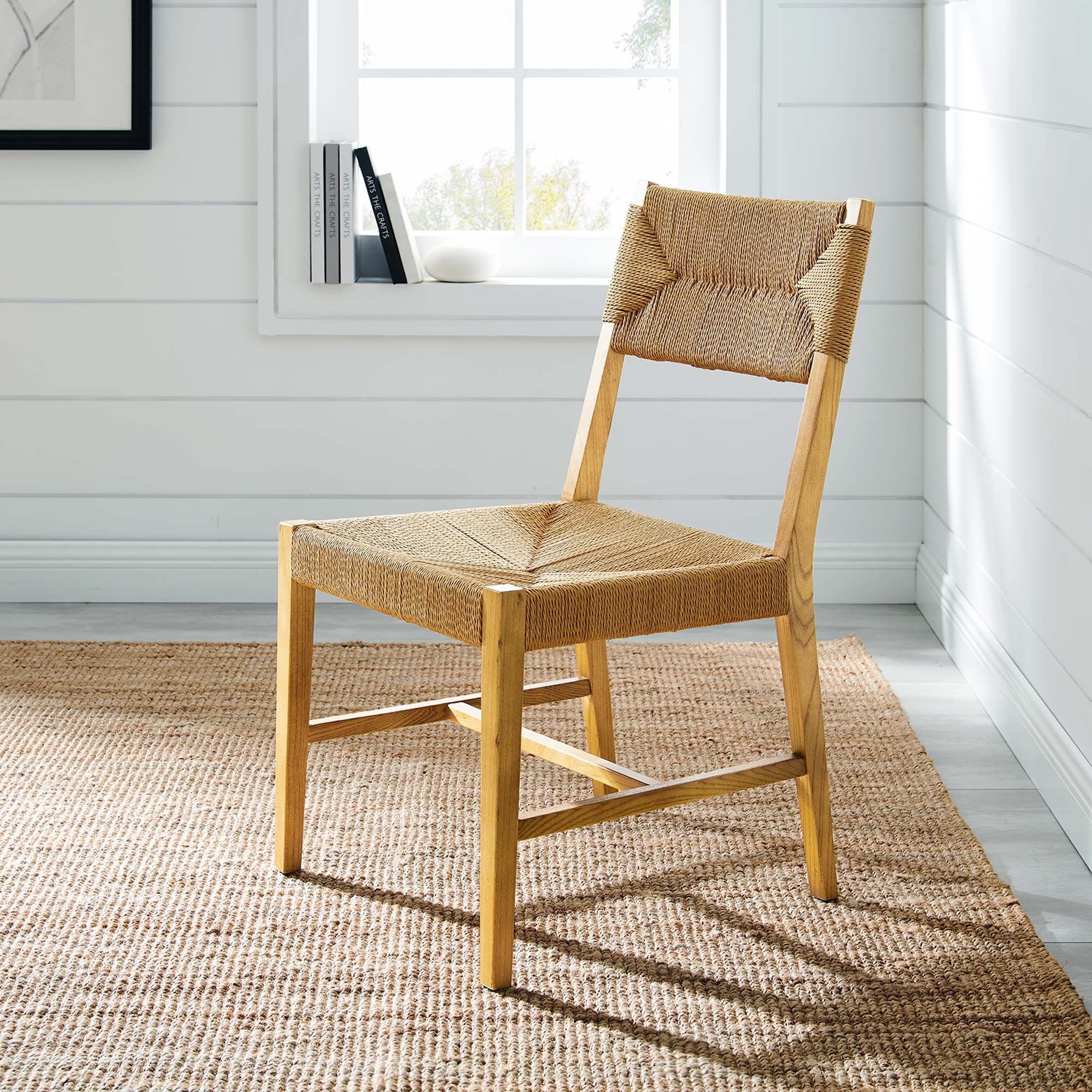 Bodie Wood Dining Chair, Natural Natural