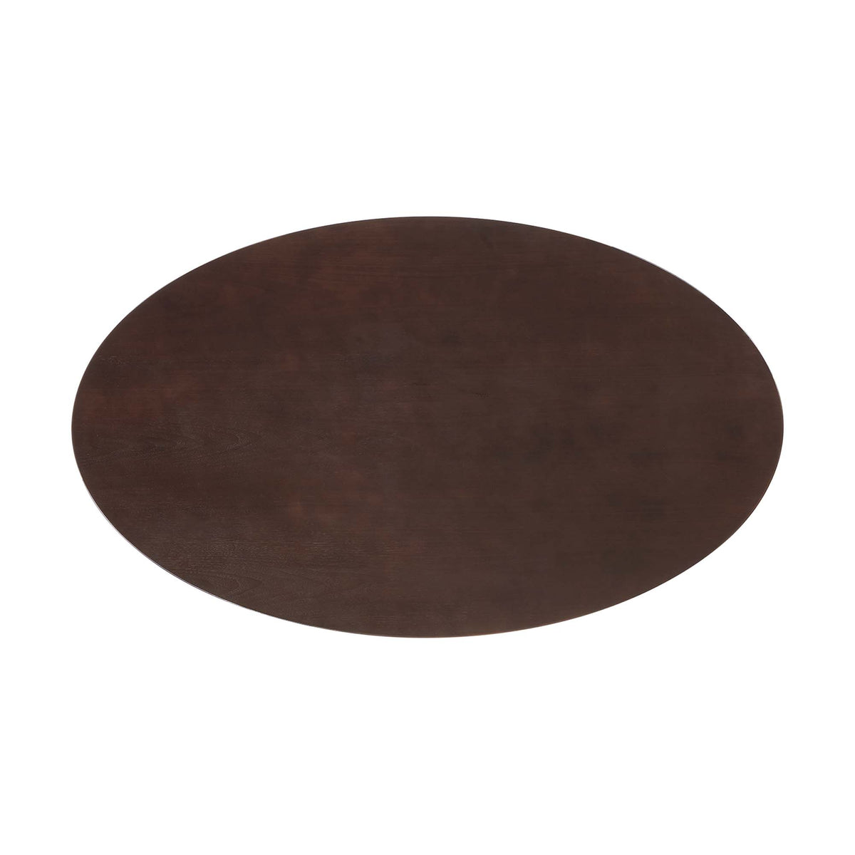 Lippa 60" Oval Wood Dining Table, Gold Cherry Walnut