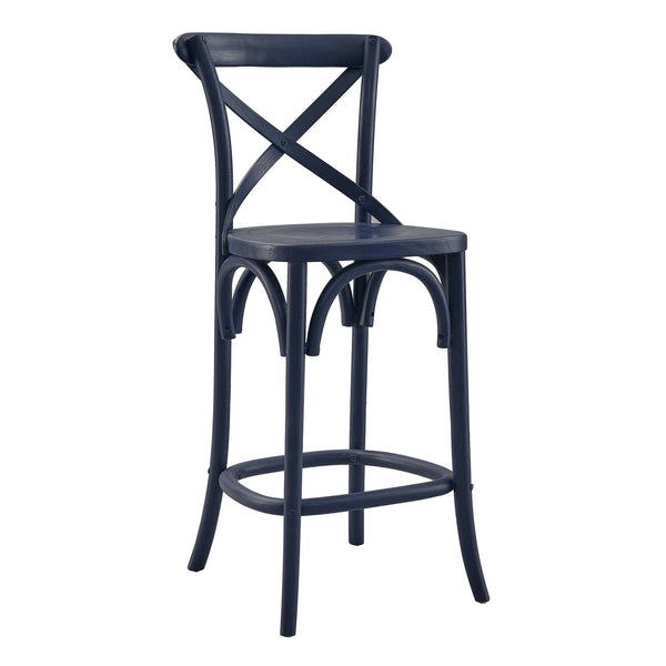 Gear Counter Stool, Midnight Blue