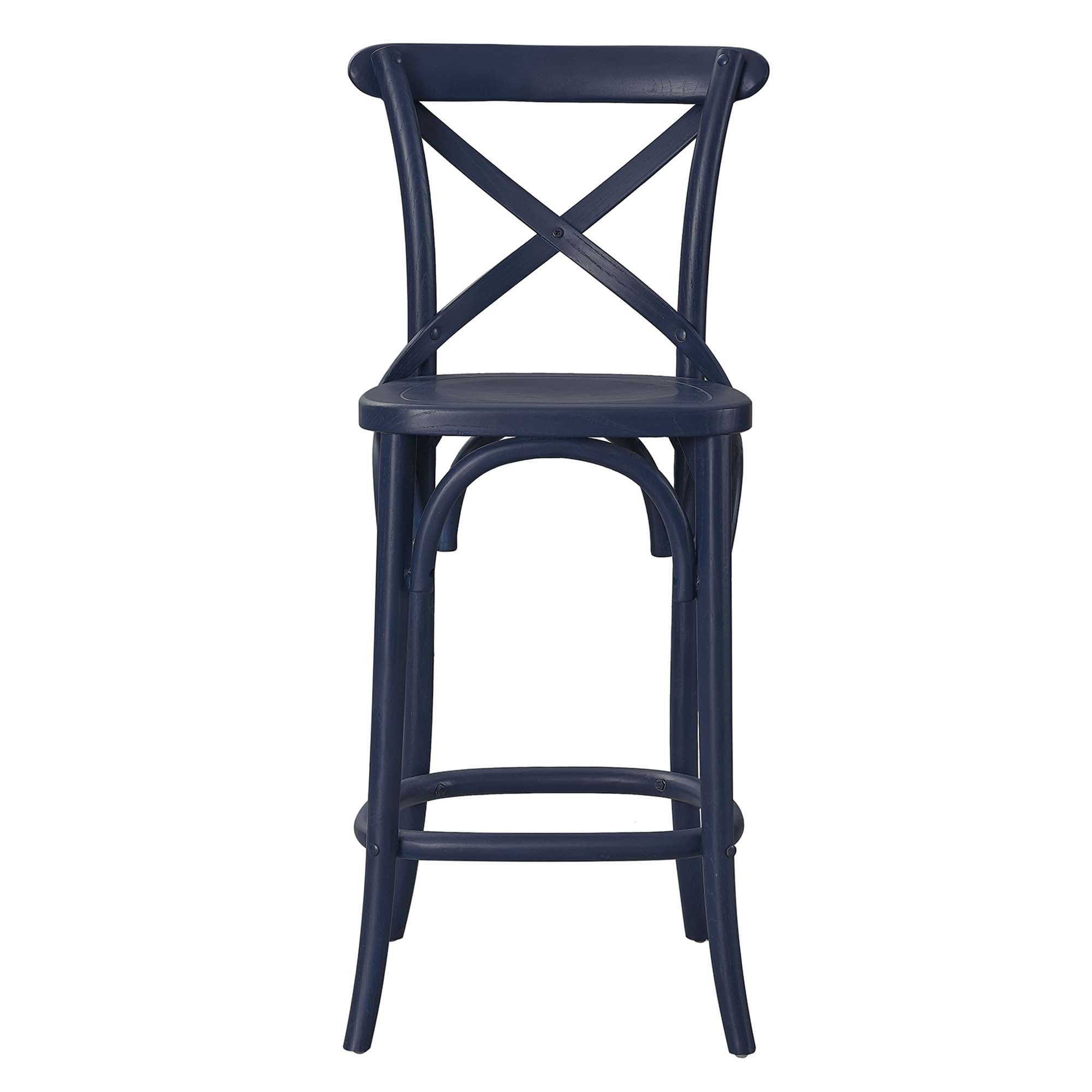 Gear Counter Stool, Midnight Blue
