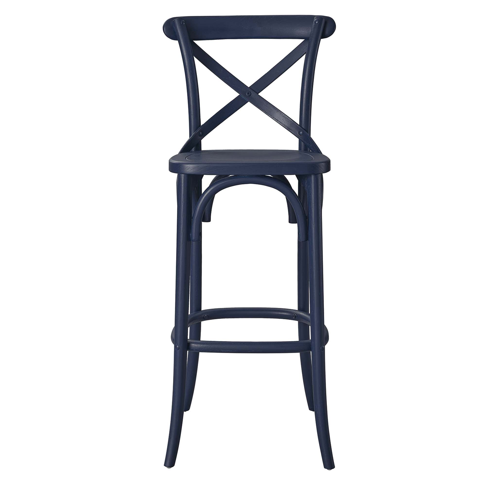 Gear Bar Stool, Midnight Blue