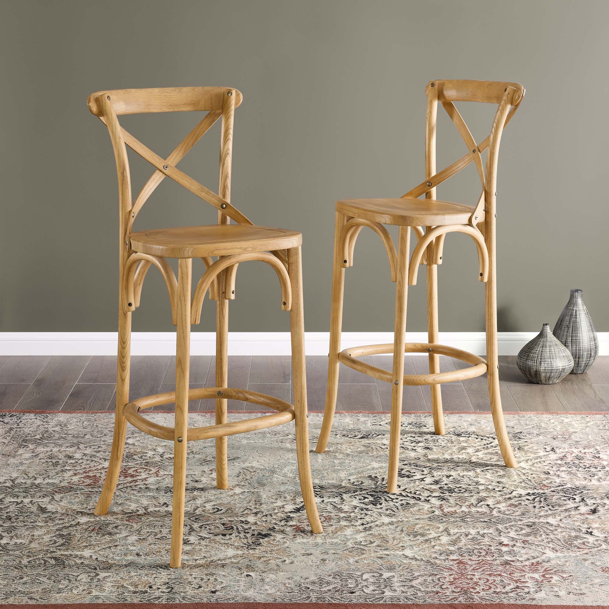Gear Bar Stool, Natural