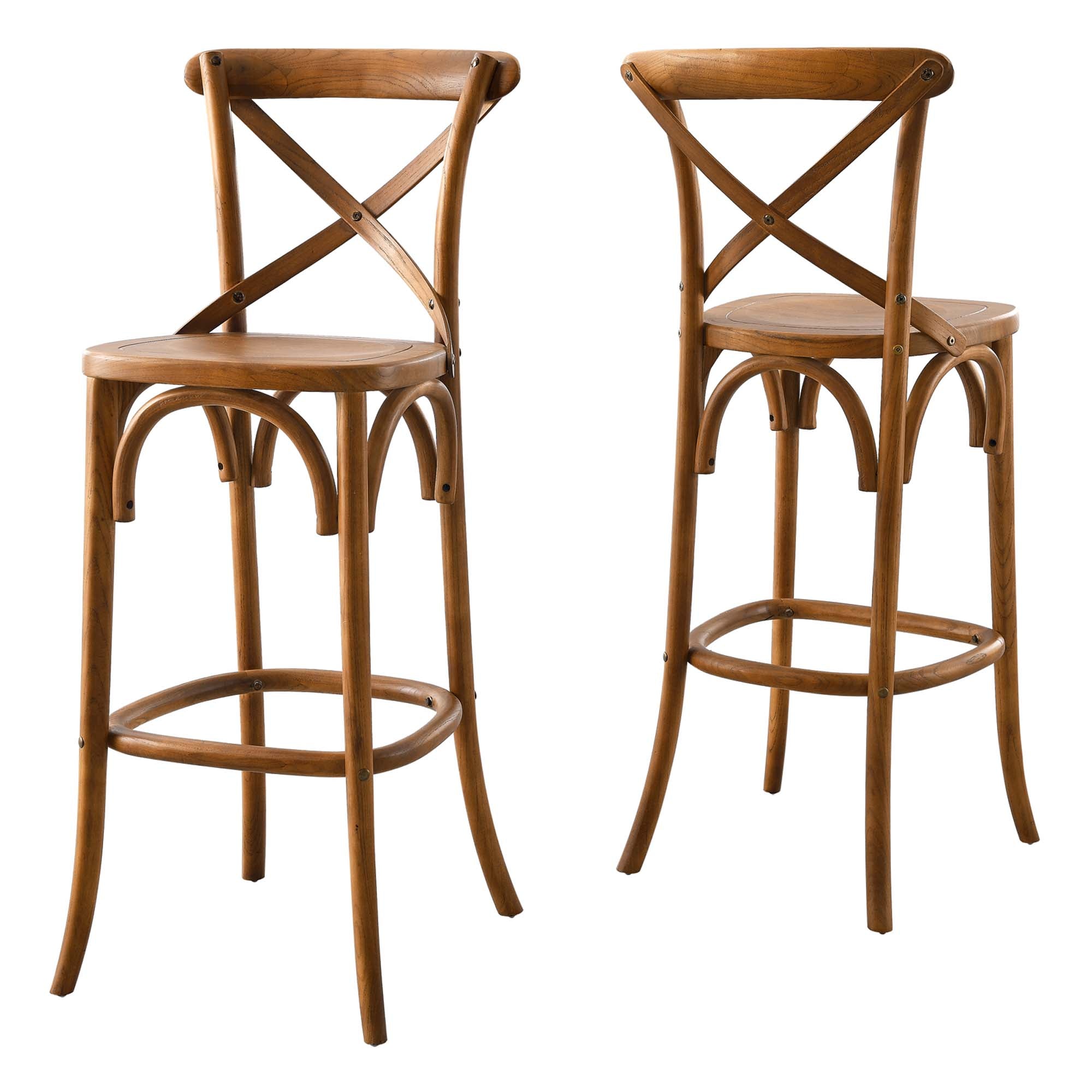 Gear Bar Stool, Walnut